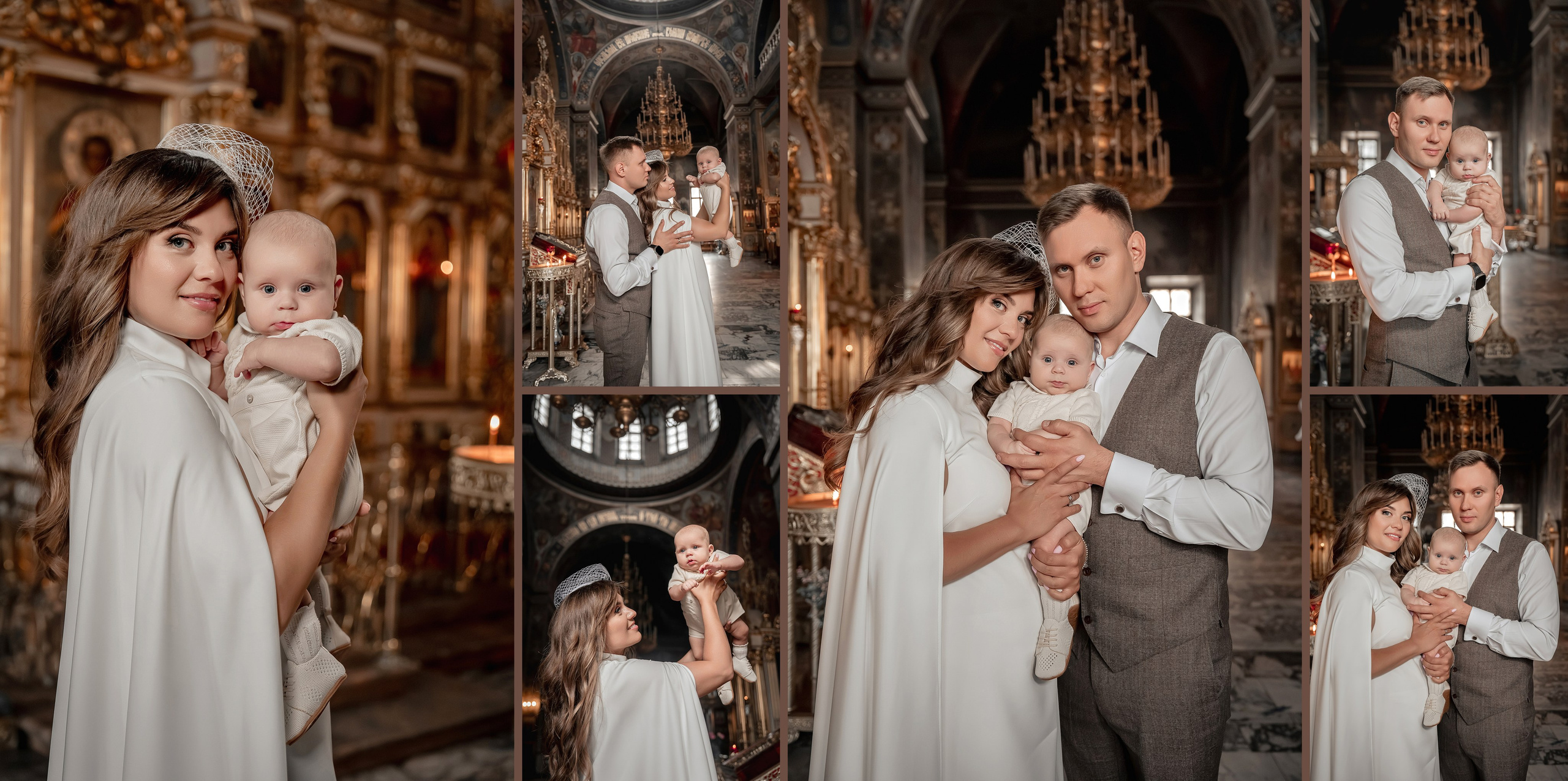 Крещение Сашеньки в Храме Воскресения Словущего в Даниловской Слободе