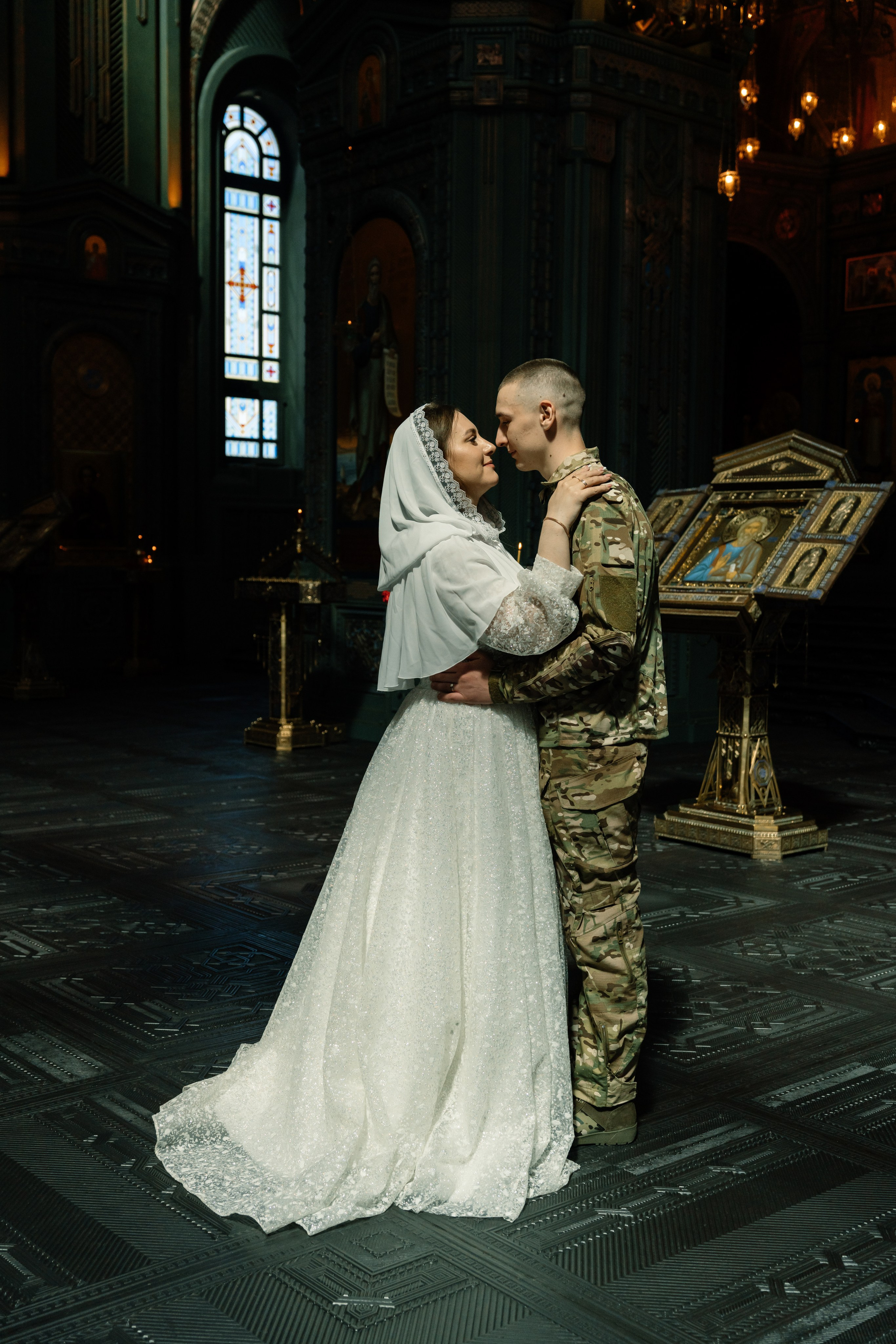 Венчание в Главном храме вооруженных сил (Патриот). Семейный фотограф Одинцово Москва Наталия Черенкова