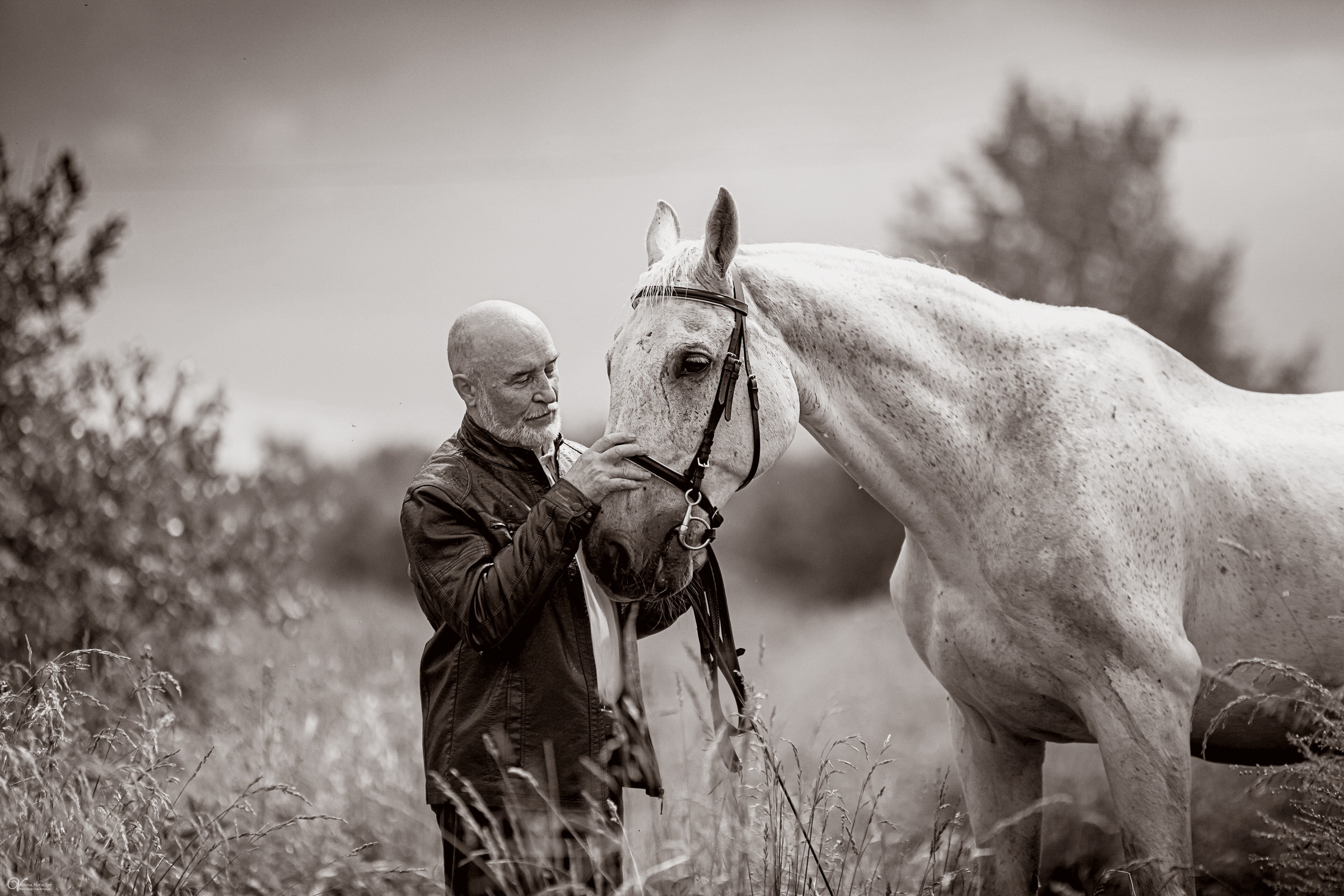 В ливень_Мужской портрет. Фотограф женский и мужской портрет Санкт-Петербург