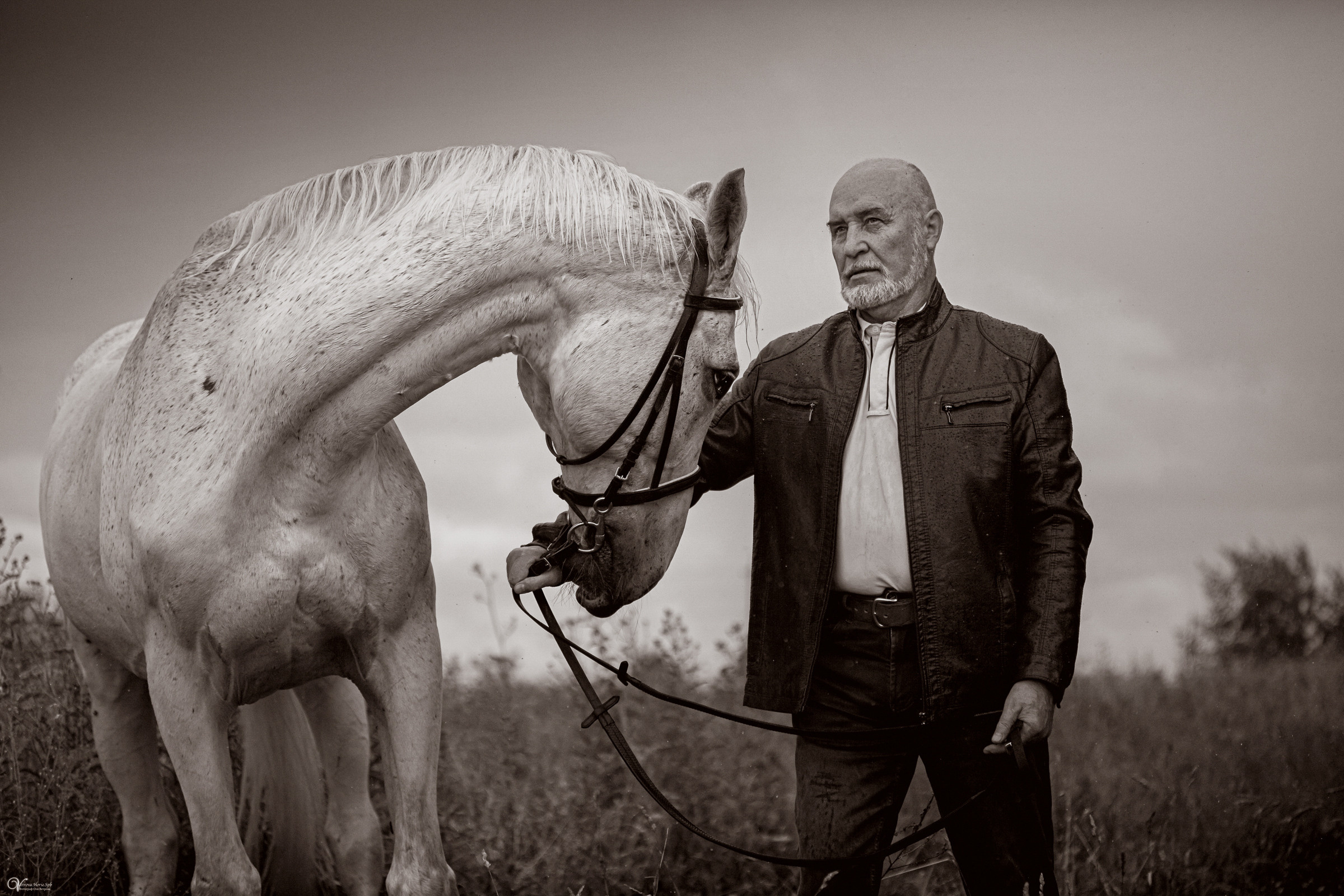 В ливень_Мужской портрет. Фотограф женский и мужской портрет Санкт-Петербург