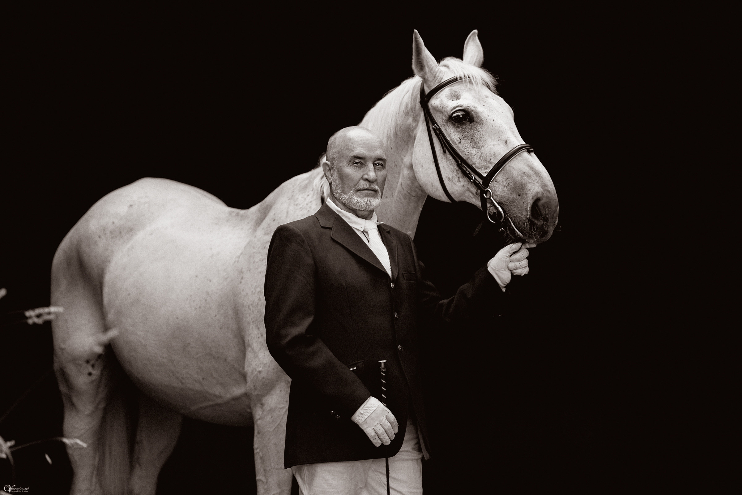 Портрет конника с одной лошадью. Фотограф женский и мужской портрет Санкт-Петербург