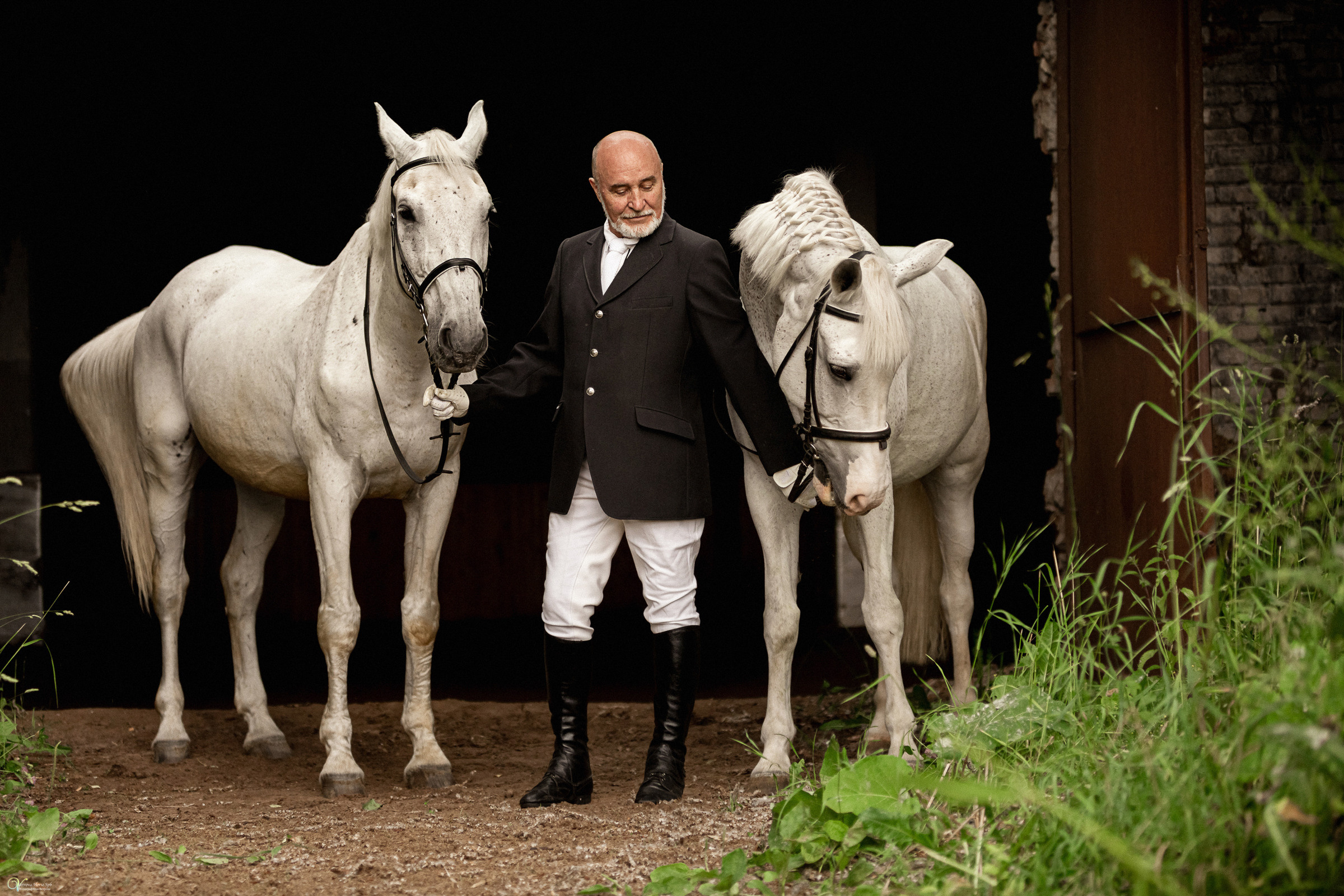 Портрет конника с одной лошадью. Фотограф женский и мужской портрет Санкт-Петербург