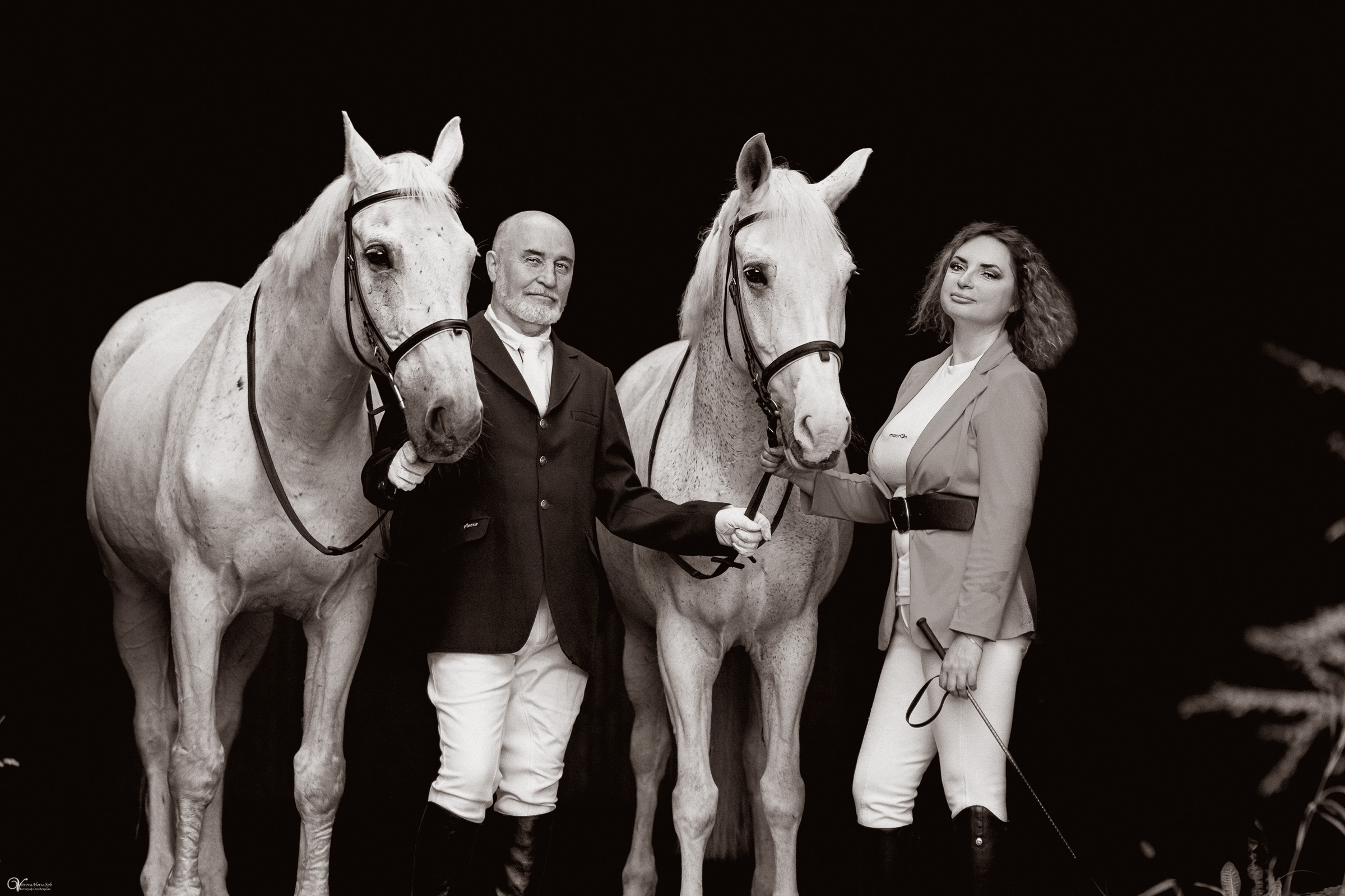 Портрет конника с одной лошадью. Фотограф женский и мужской портрет Санкт-Петербург