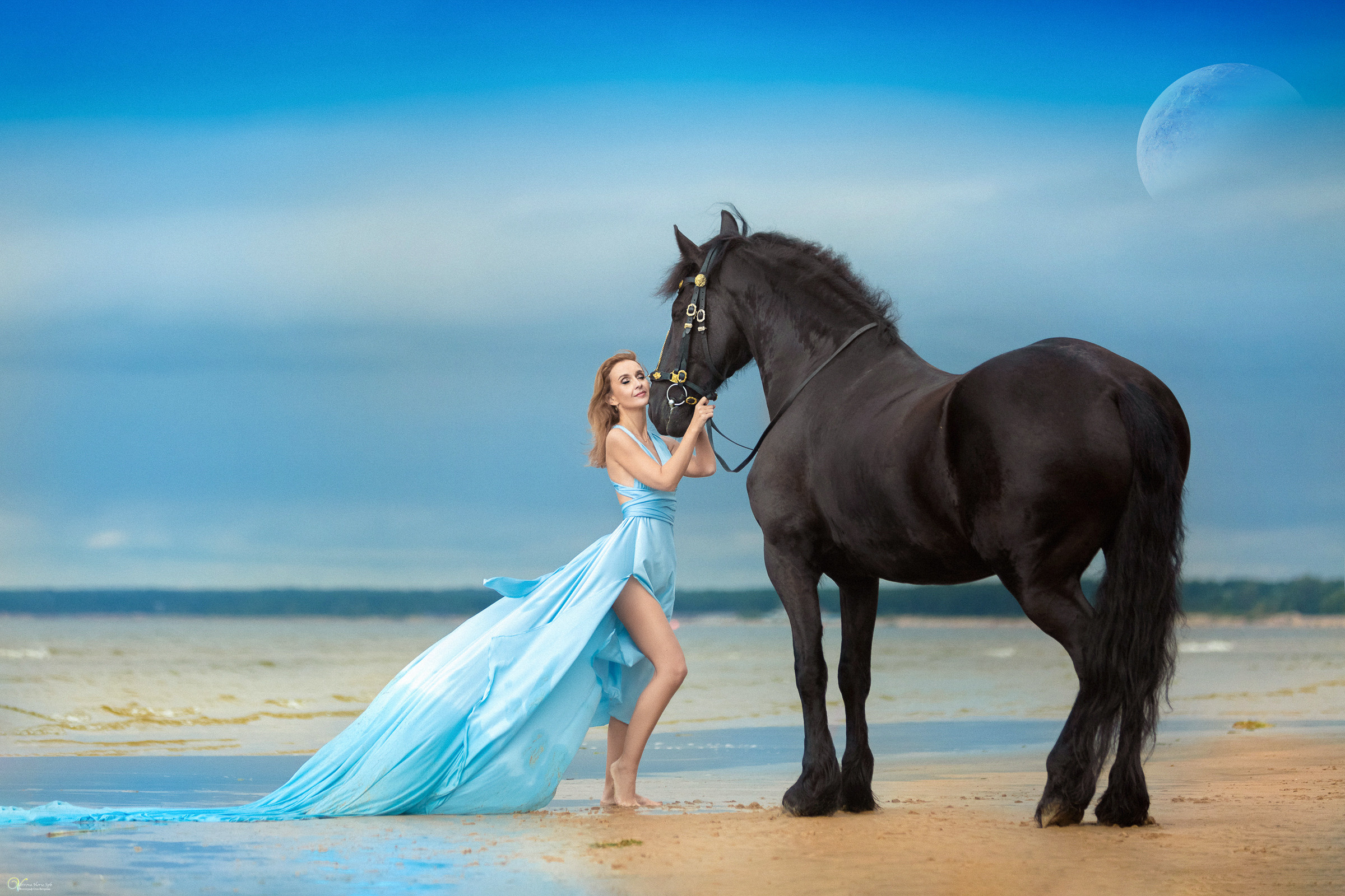 Оля и Фрея_Лунное настроение. Фотограф женский и мужской портрет Санкт-Петербург