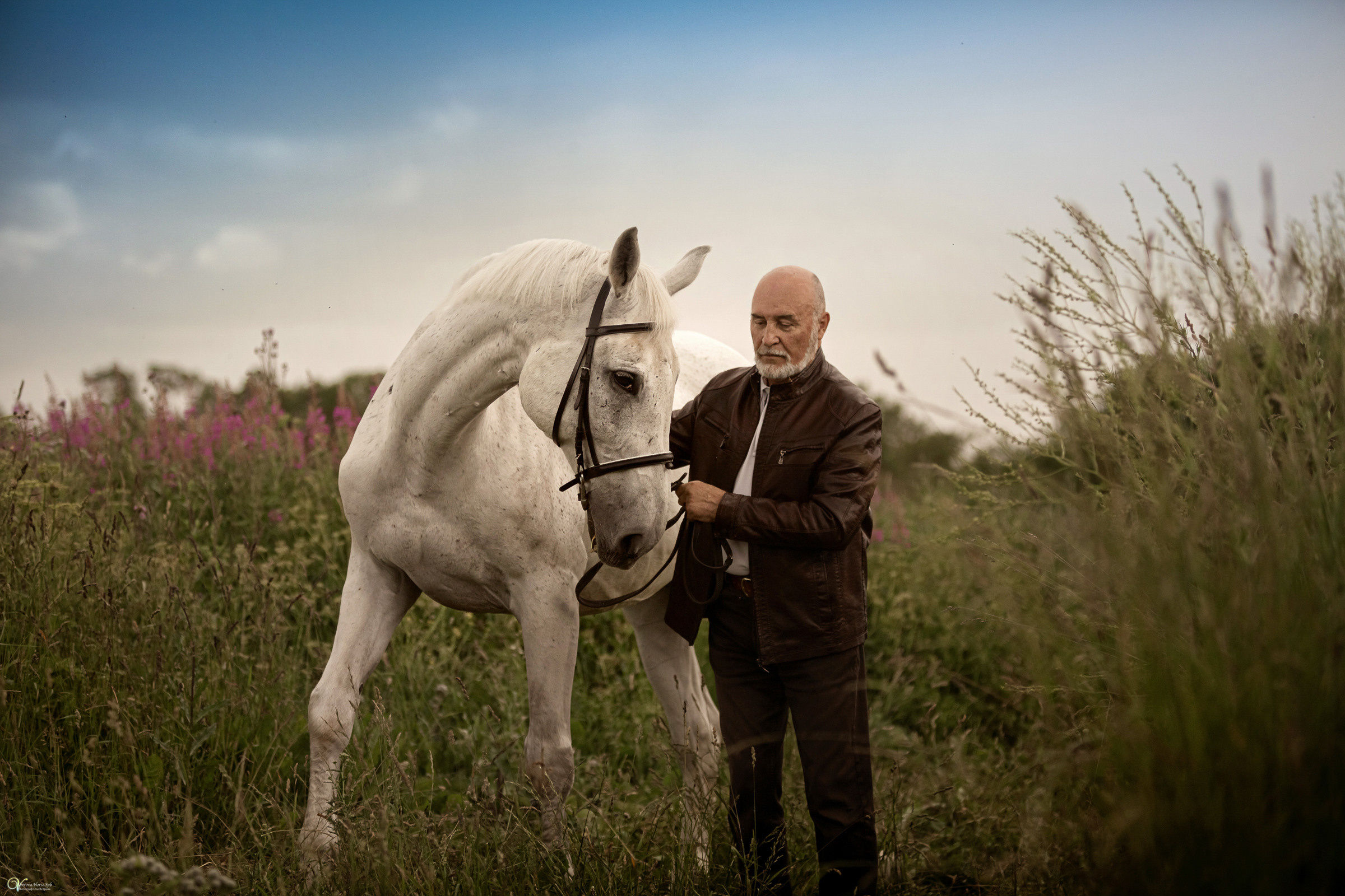 В ливень_Мужской портрет. Фотограф женский и мужской портрет Санкт-Петербург