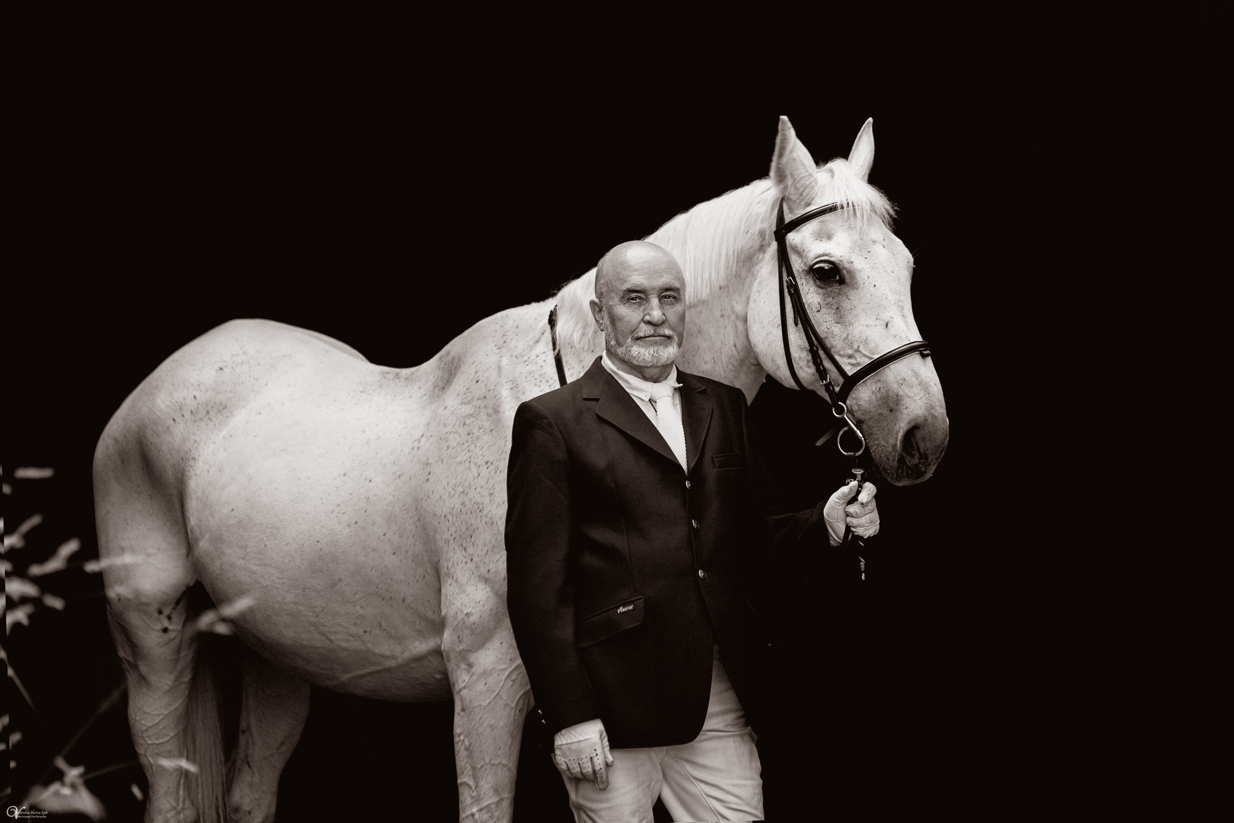 Портрет конника с одной лошадью. Фотограф женский и мужской портрет Санкт-Петербург