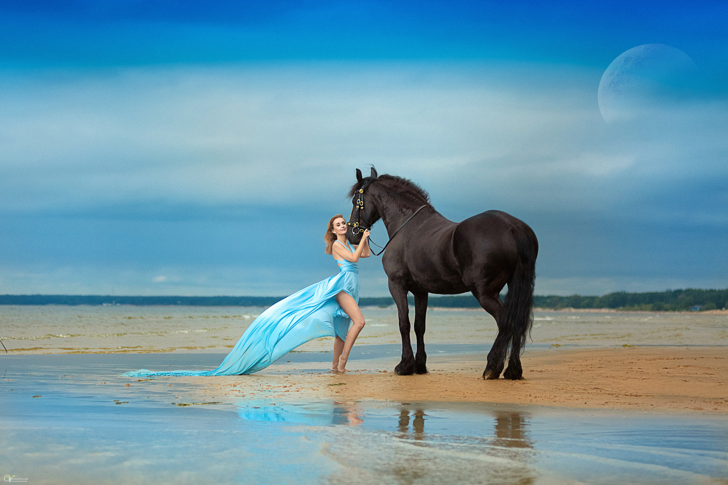 Оля и Фрея_Лунное настроение. Фотограф женский и мужской портрет Санкт-Петербург