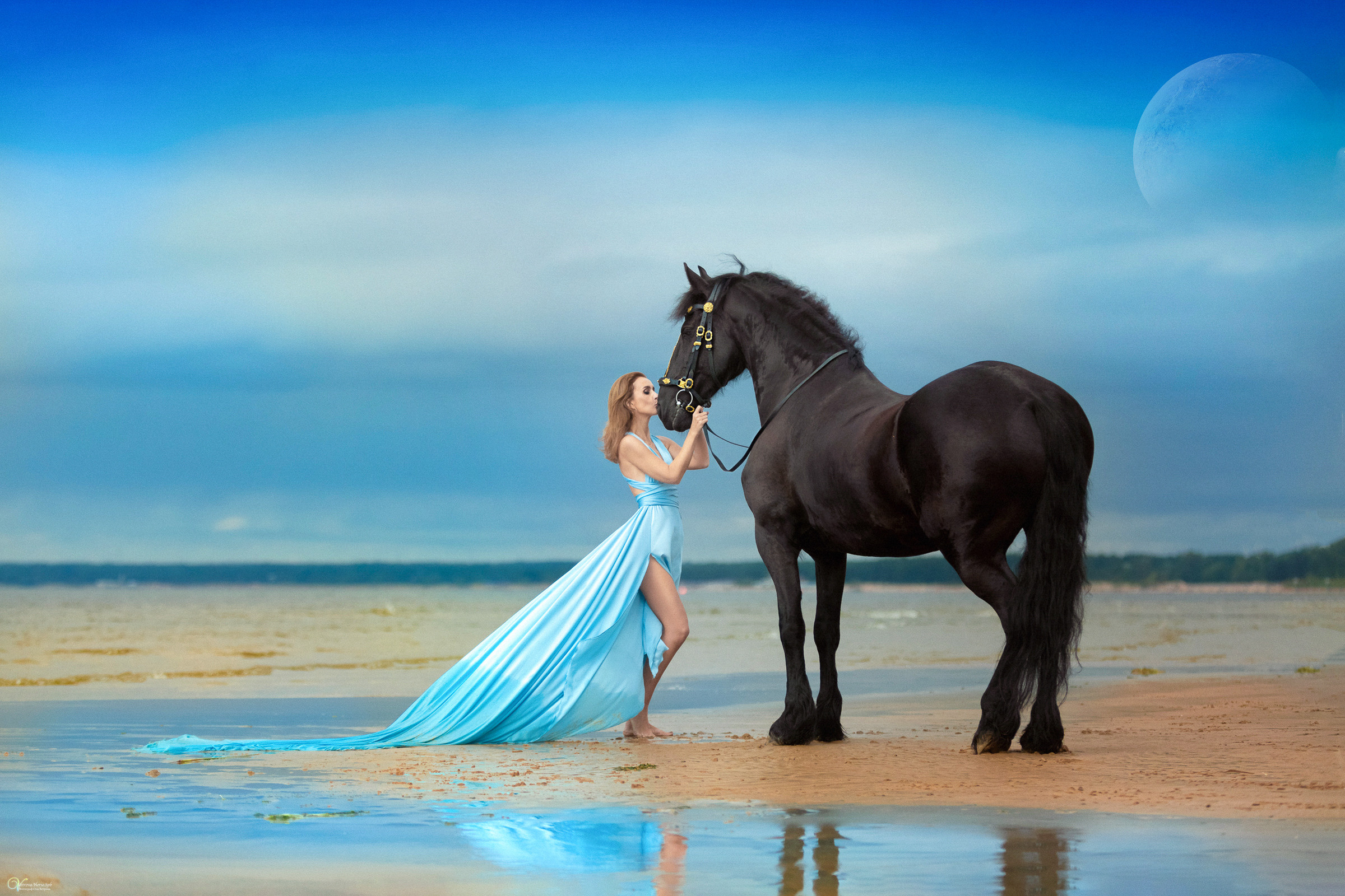 Оля и Фрея_Лунное настроение. Фотограф женский и мужской портрет Санкт-Петербург