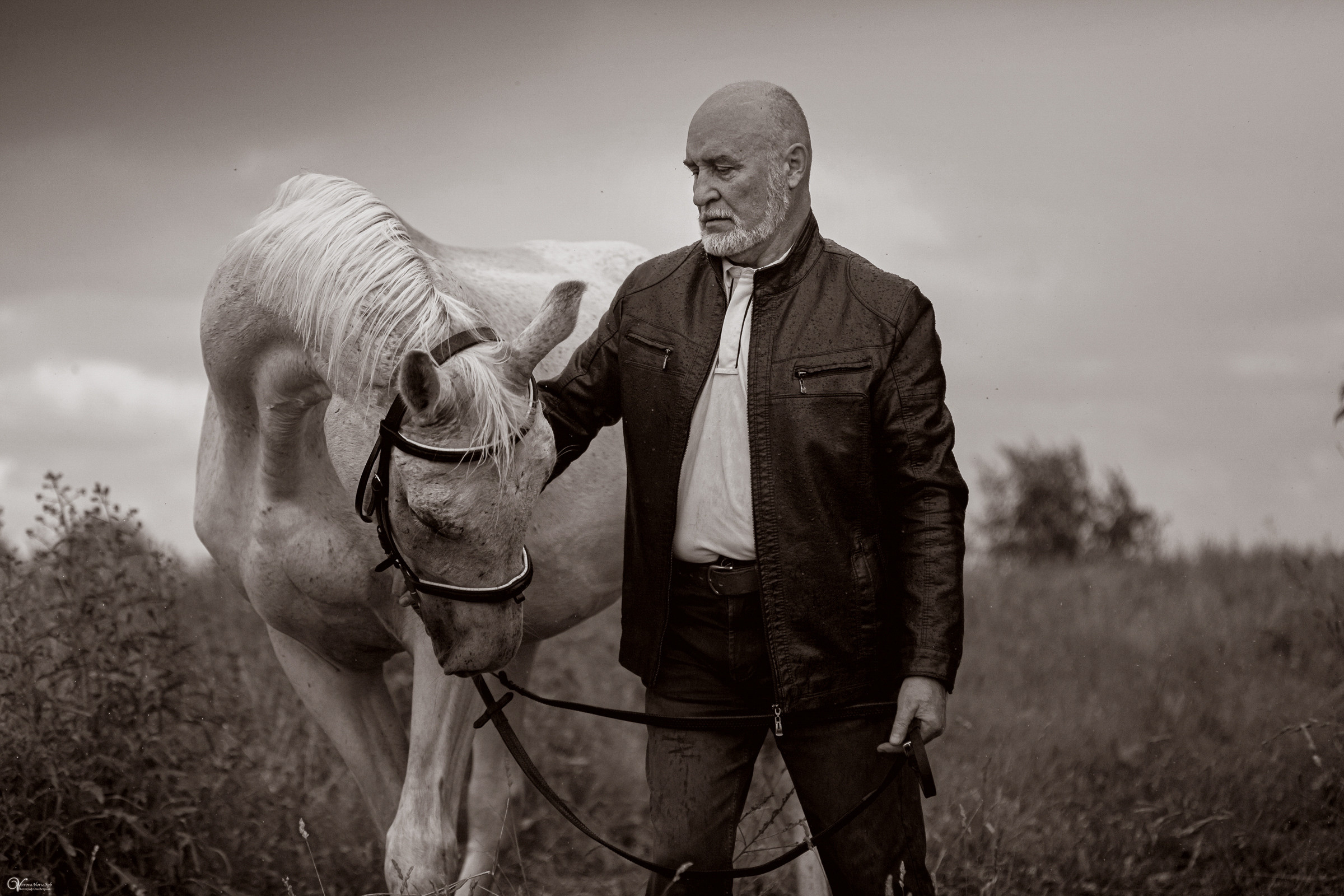 В ливень_Мужской портрет. Фотограф женский и мужской портрет Санкт-Петербург