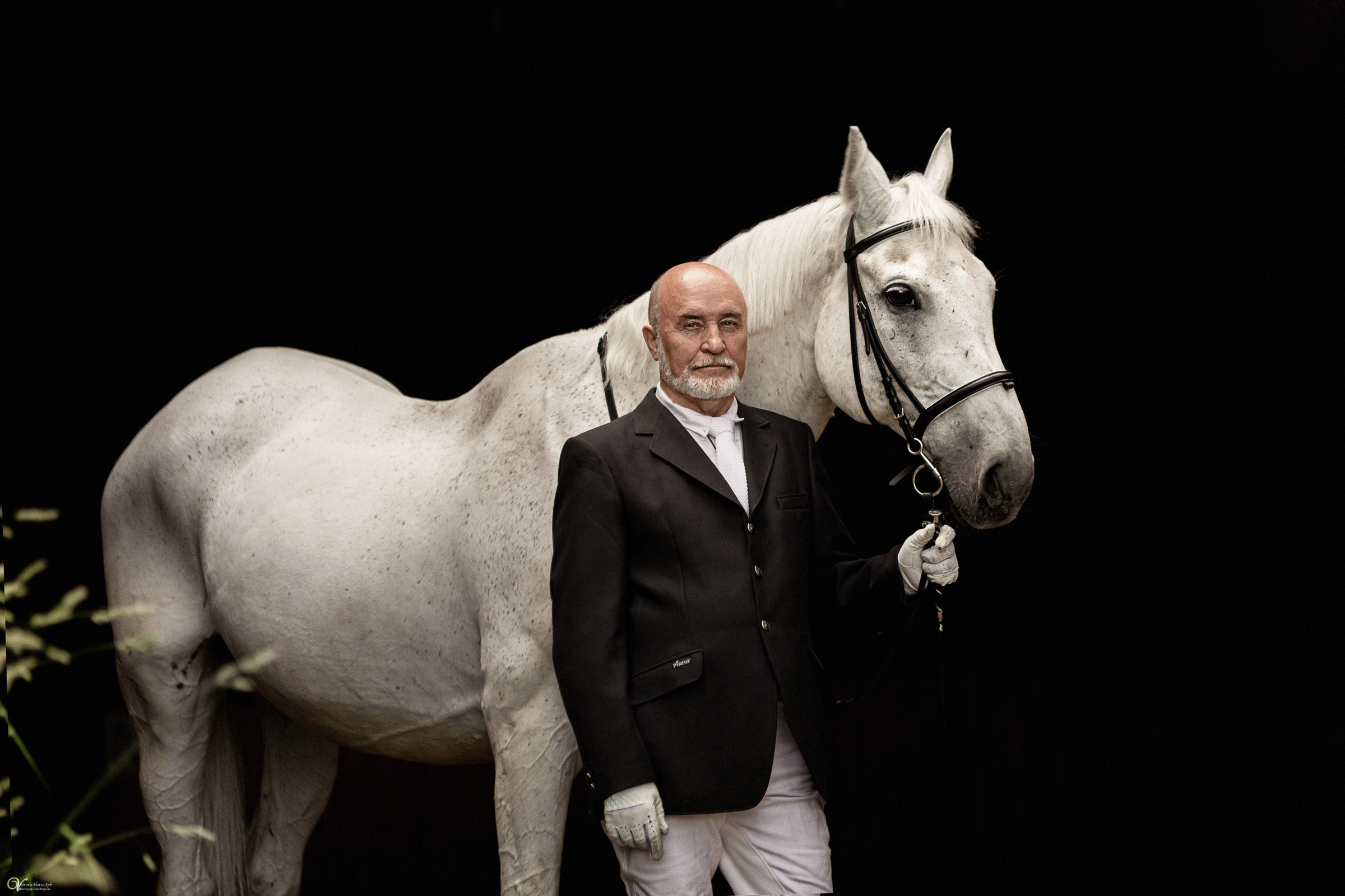 Портрет конника с одной лошадью. Фотограф женский и мужской портрет Санкт-Петербург