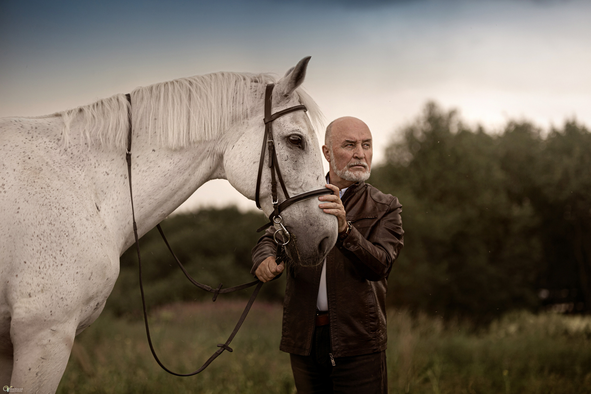 В ливень_Мужской портрет. Фотограф женский и мужской портрет Санкт-Петербург