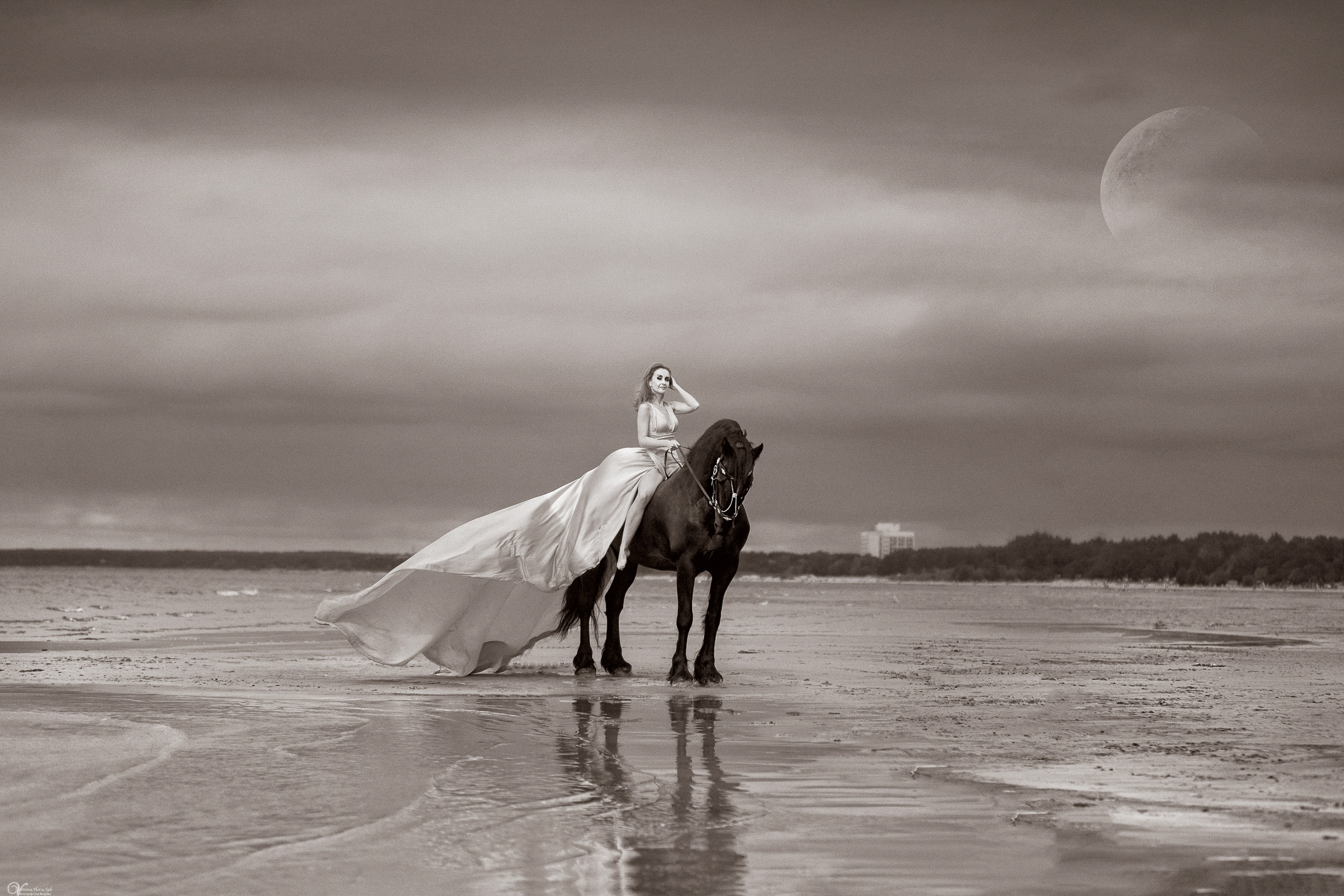 Оля и Фрея_Лунное настроение. Фотограф женский и мужской портрет Санкт-Петербург