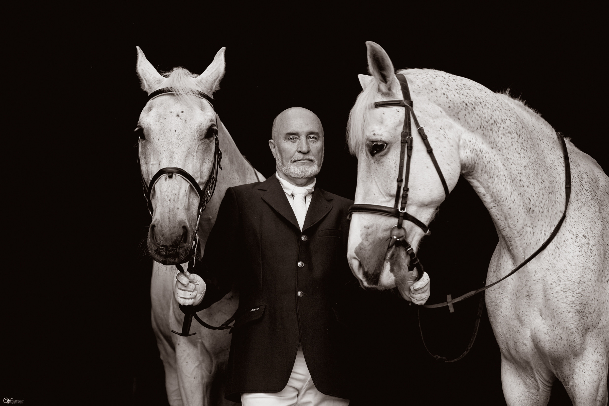 Портрет конника с одной лошадью. Фотограф женский и мужской портрет Санкт-Петербург