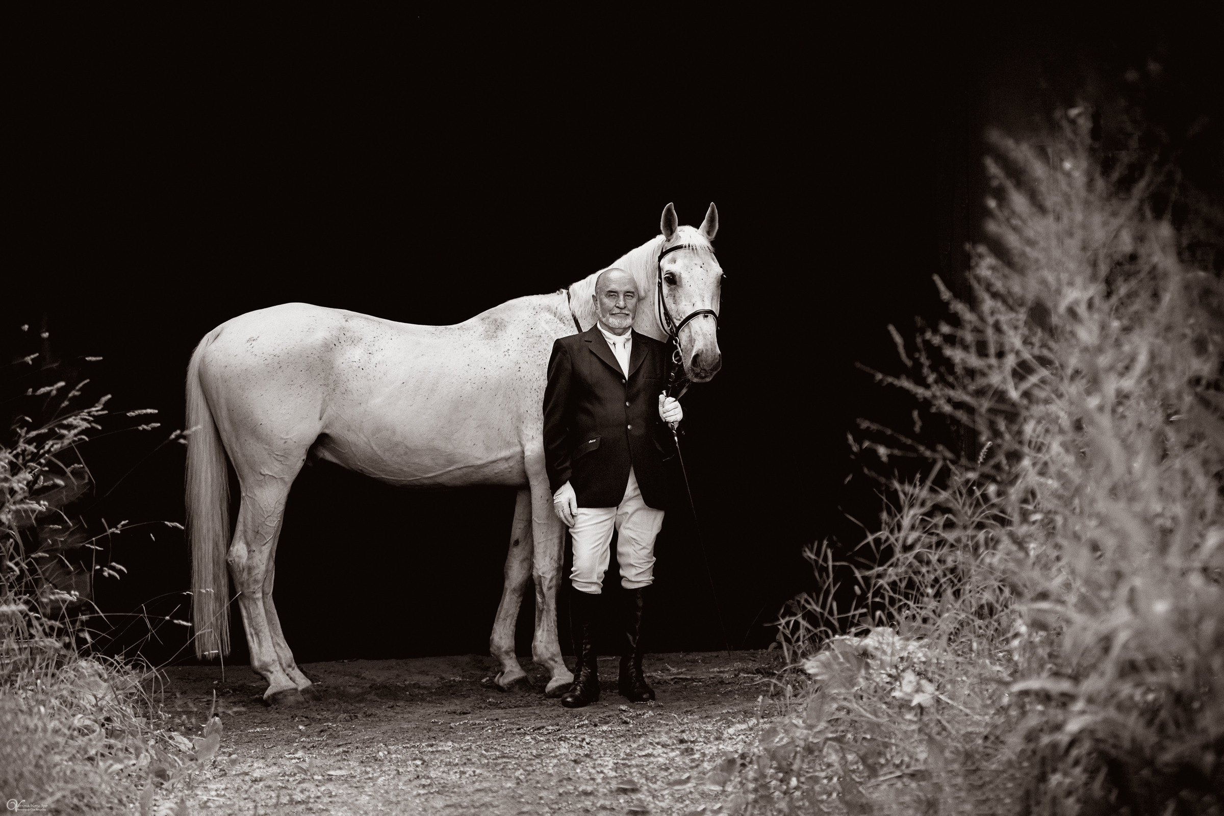 Портрет конника с одной лошадью. Фотограф женский и мужской портрет Санкт-Петербург