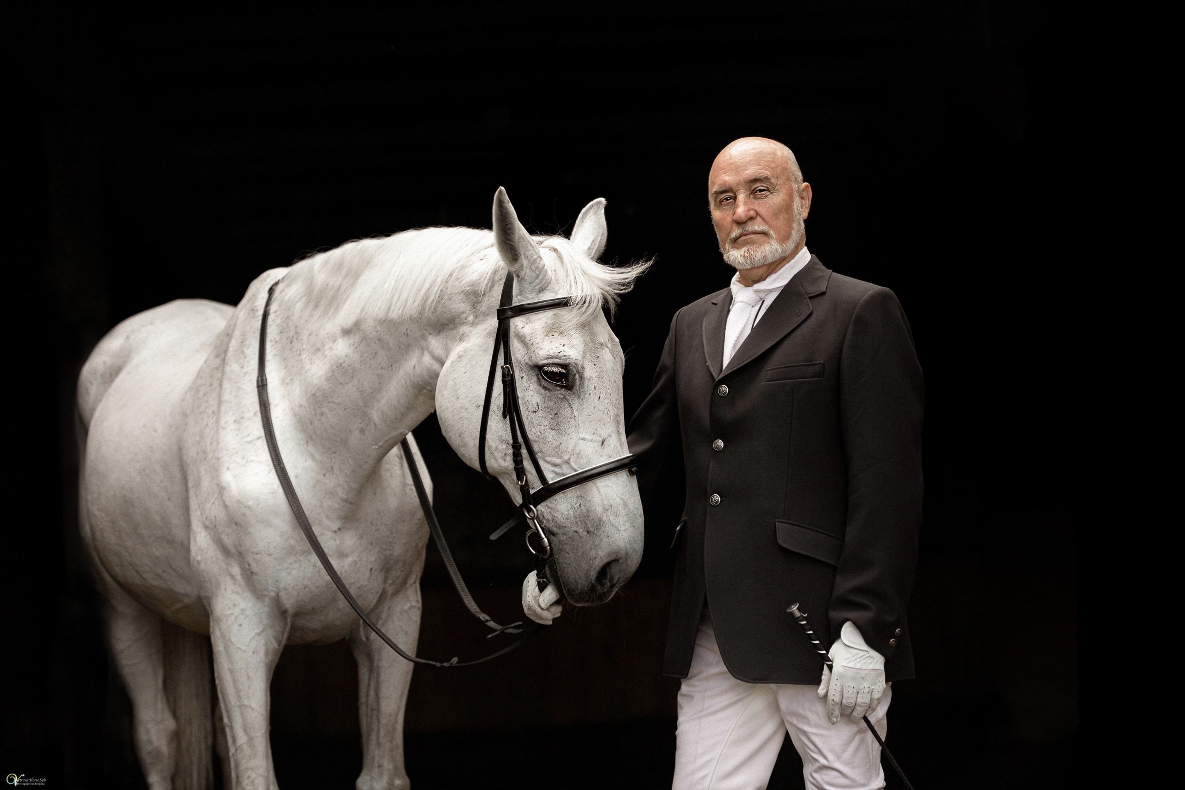 Портрет конника с одной лошадью. Фотограф женский и мужской портрет Санкт-Петербург