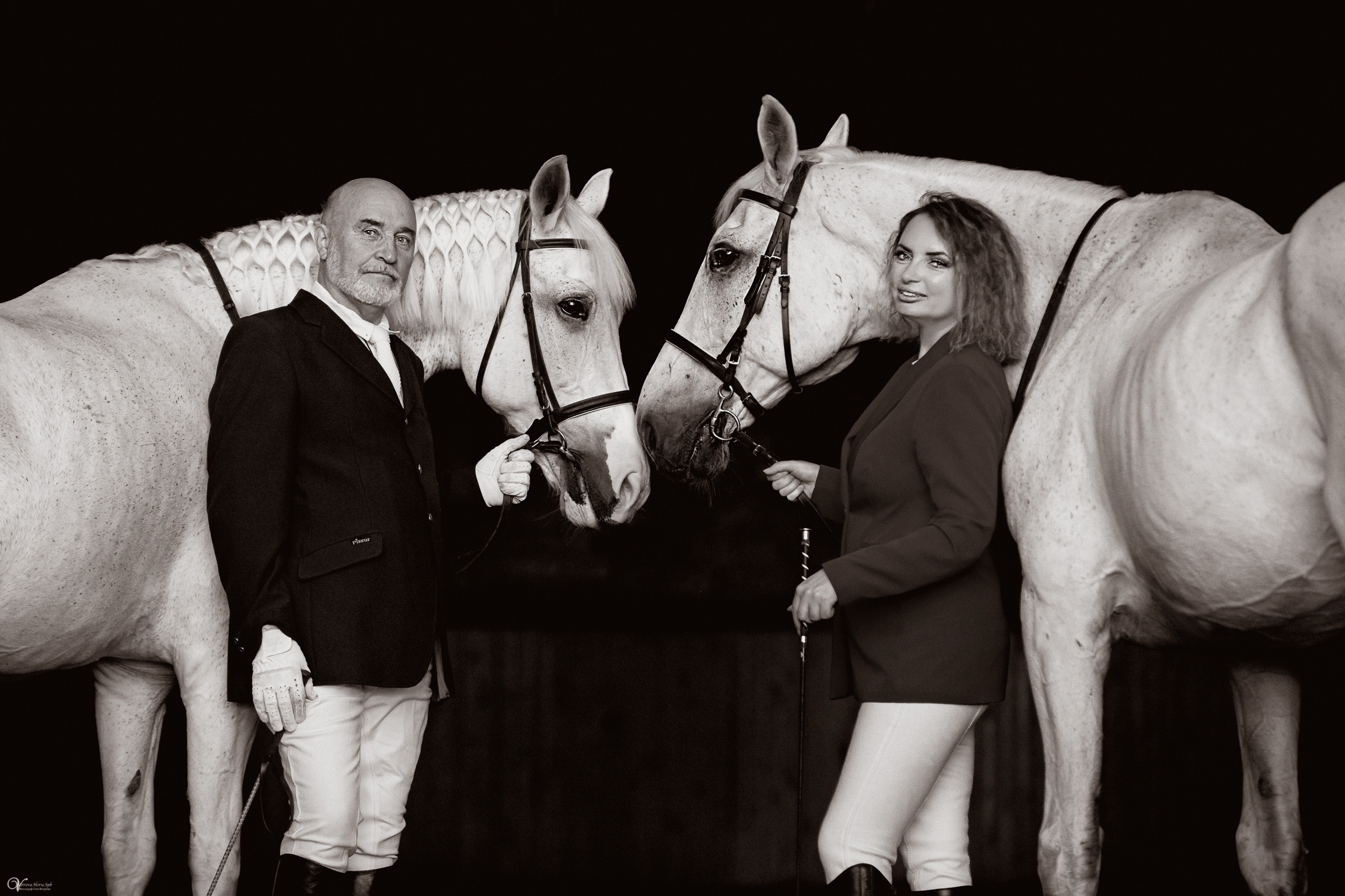 Портрет конника с одной лошадью. Фотограф женский и мужской портрет Санкт-Петербург