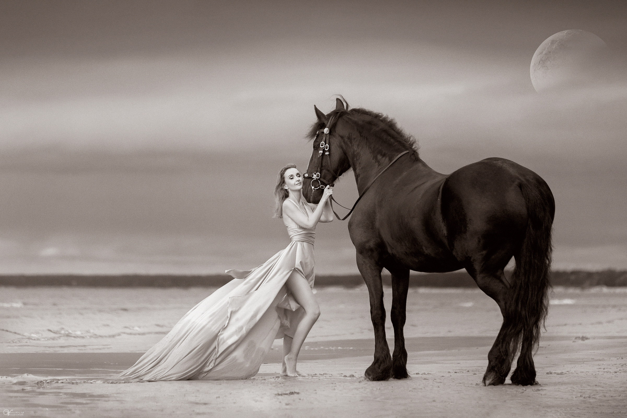 Оля и Фрея_Лунное настроение. Фотограф женский и мужской портрет Санкт-Петербург