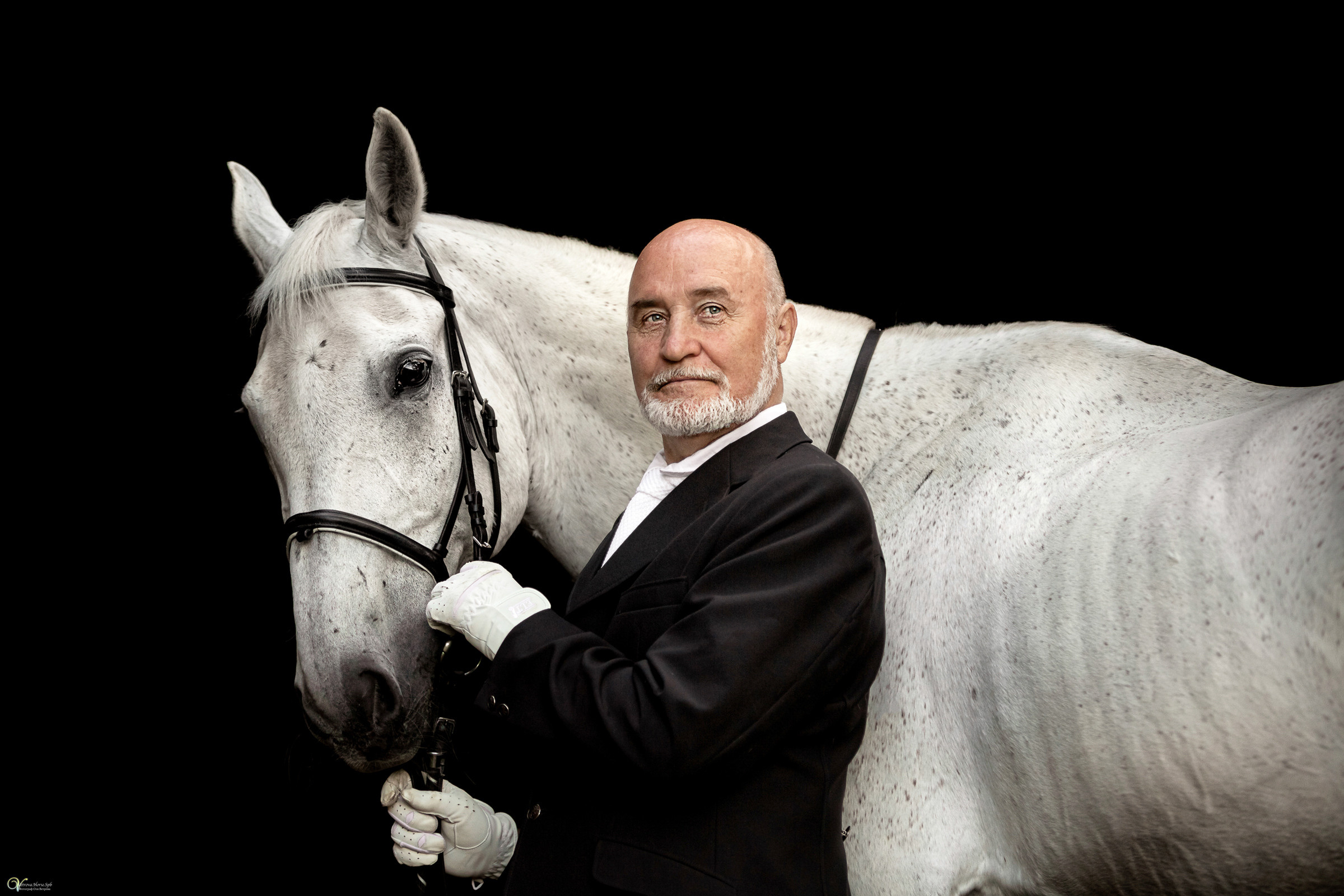 Портрет конника с одной лошадью. Фотограф женский и мужской портрет Санкт-Петербург