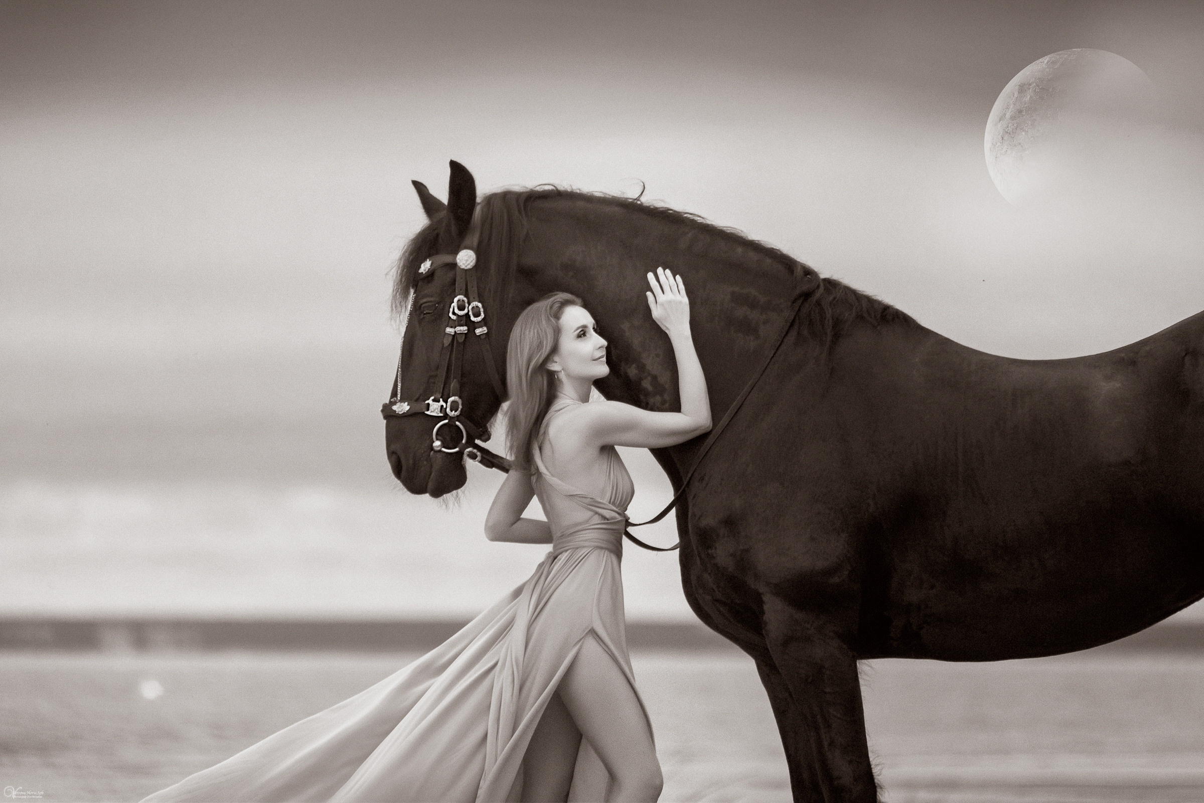Оля и Фрея_Лунное настроение. Фотограф женский и мужской портрет Санкт-Петербург