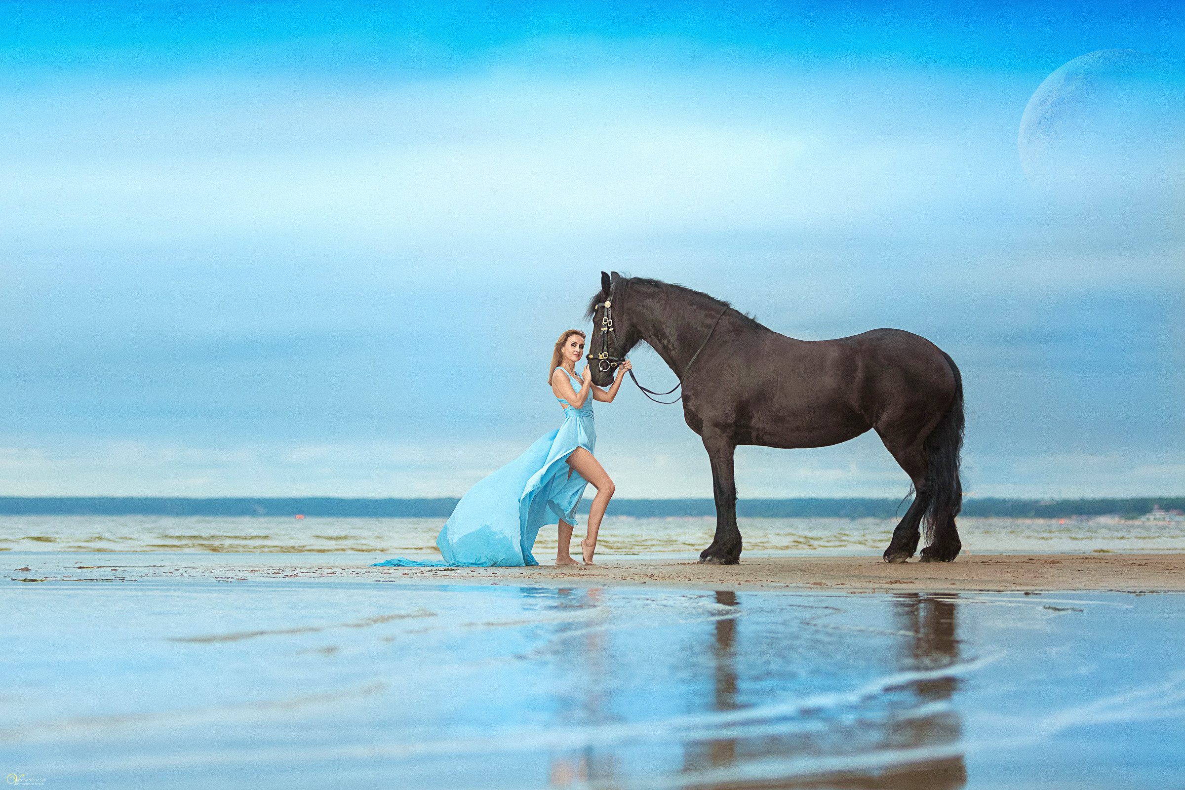 Оля и Фрея_Лунное настроение. Фотограф женский и мужской портрет Санкт-Петербург
