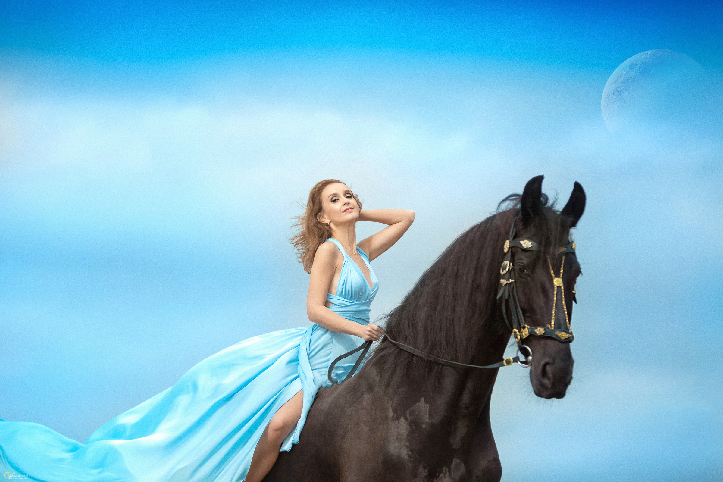 Оля и Фрея_Лунное настроение. Фотограф женский и мужской портрет Санкт-Петербург