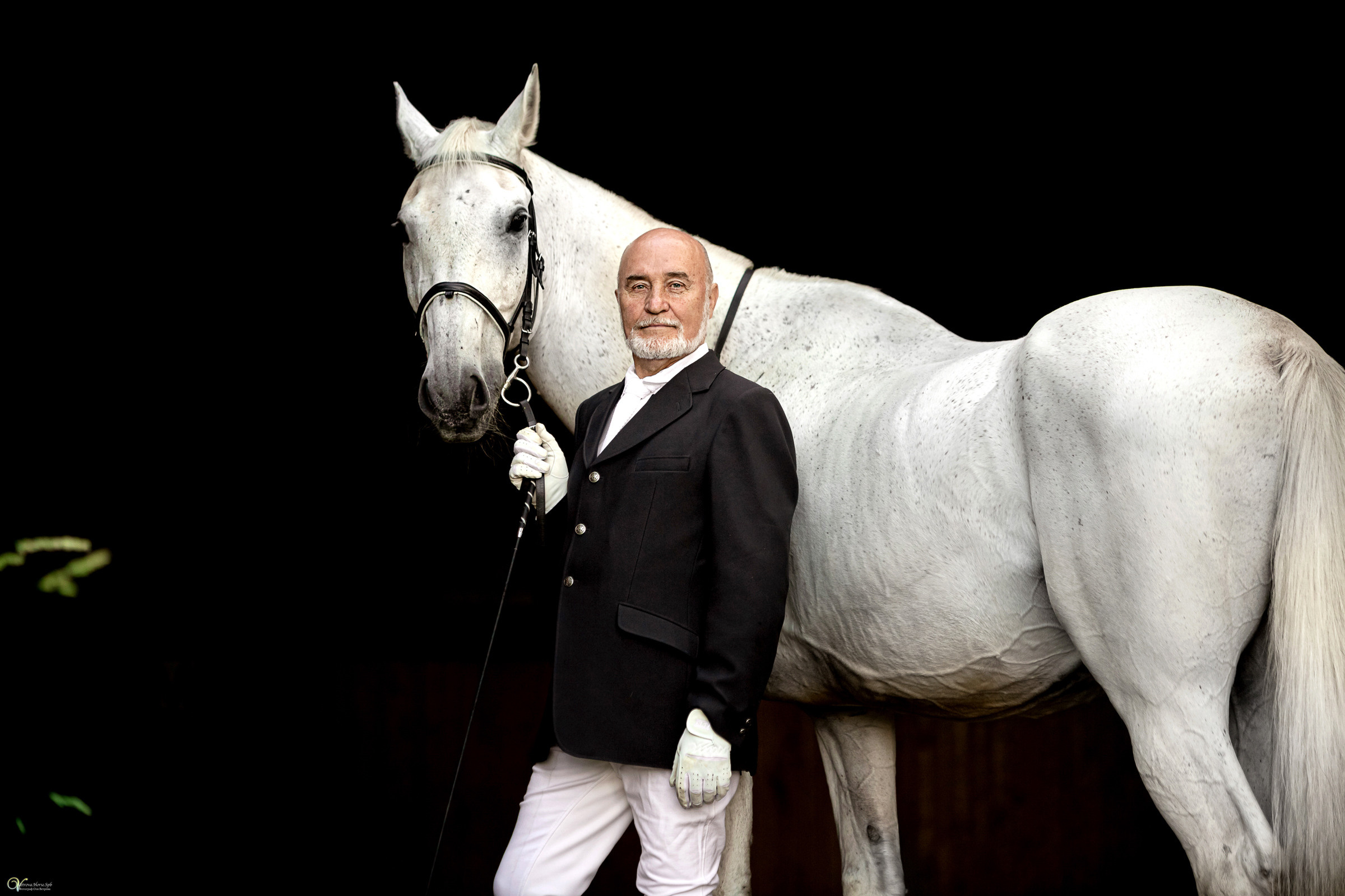 Портрет конника с одной лошадью. Фотограф женский и мужской портрет Санкт-Петербург