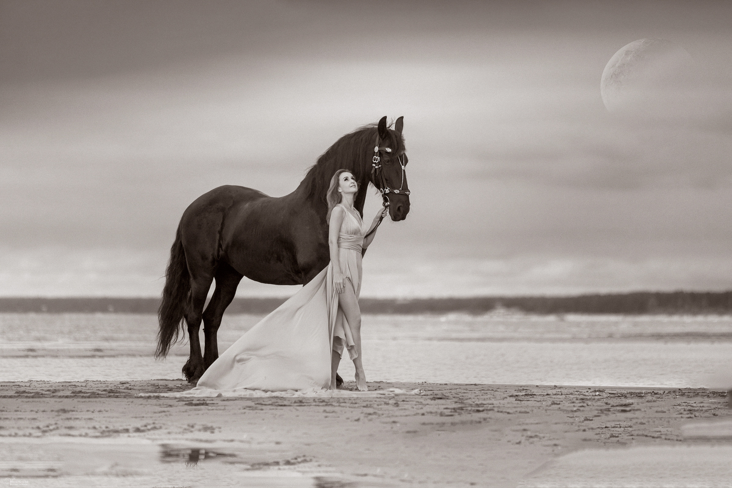 Оля и Фрея_Лунное настроение. Фотограф женский и мужской портрет Санкт-Петербург