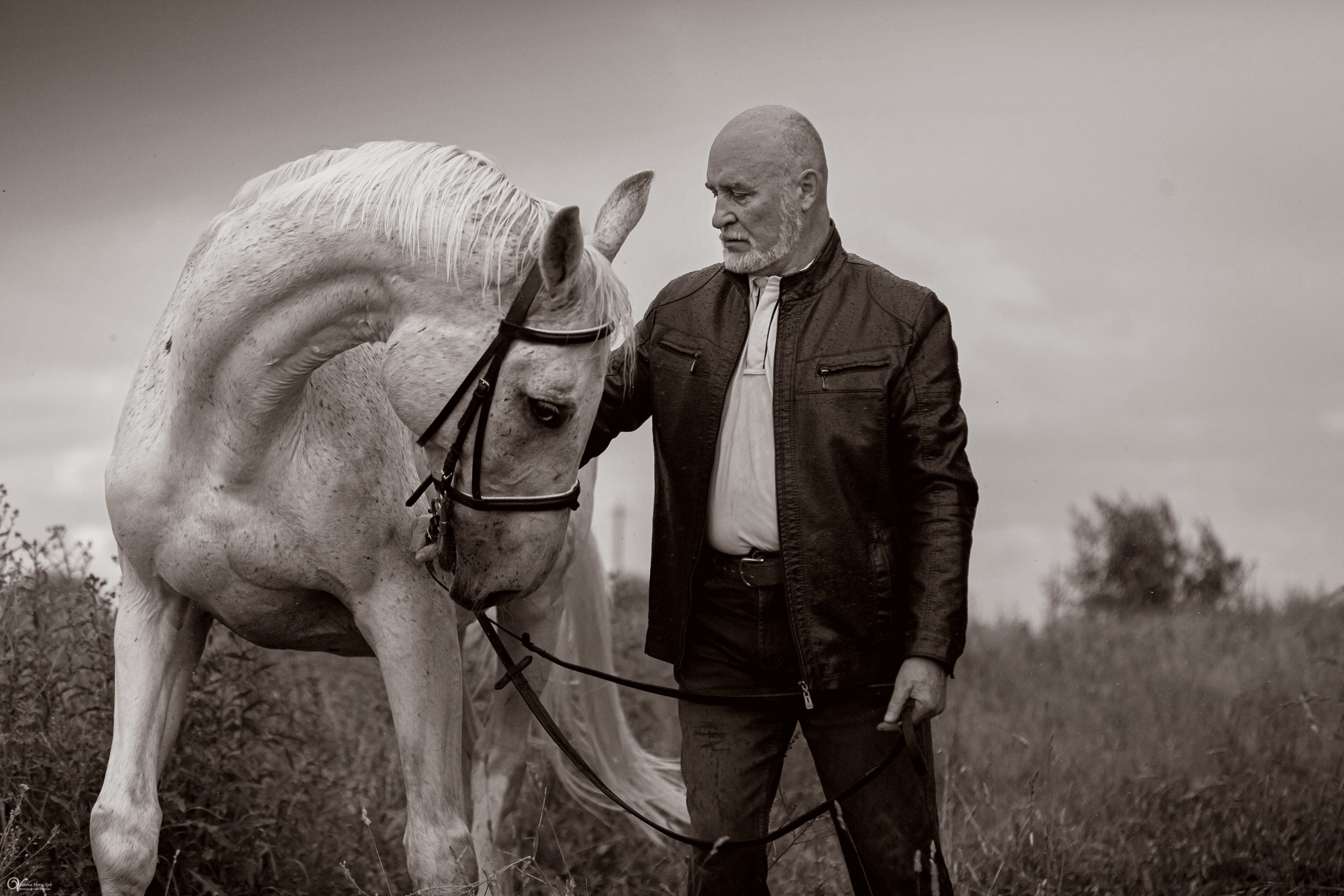 В ливень_Мужской портрет. Фотограф женский и мужской портрет Санкт-Петербург