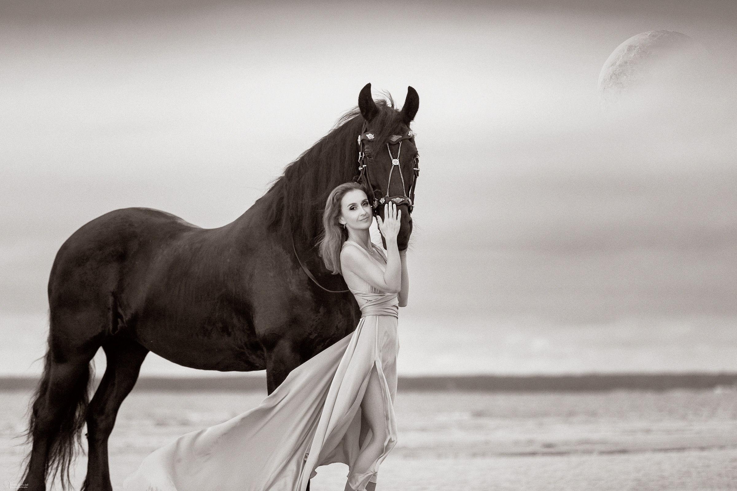 Оля и Фрея_Лунное настроение. Фотограф женский и мужской портрет Санкт-Петербург