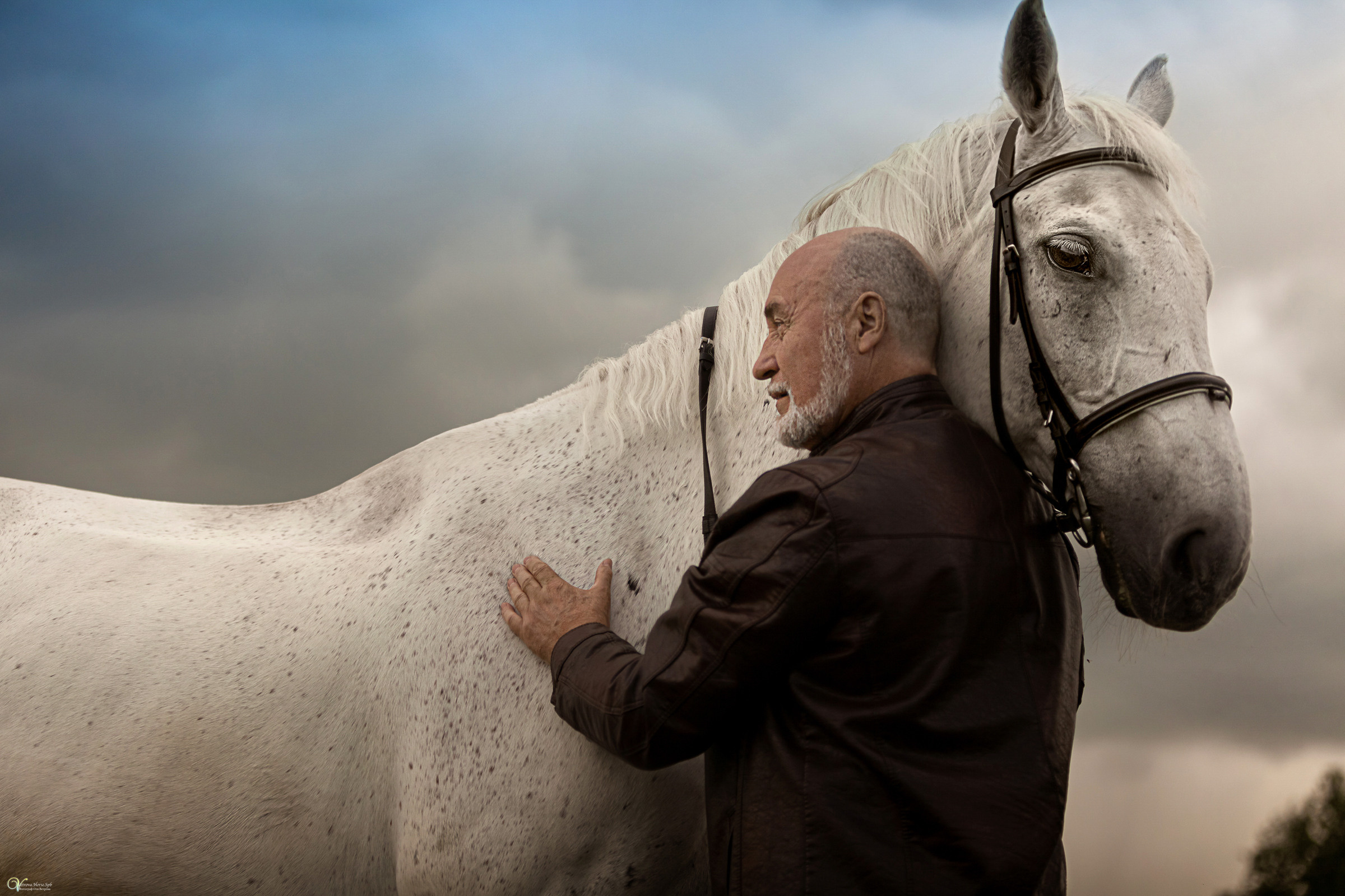 В ливень_Мужской портрет. Фотограф женский и мужской портрет Санкт-Петербург