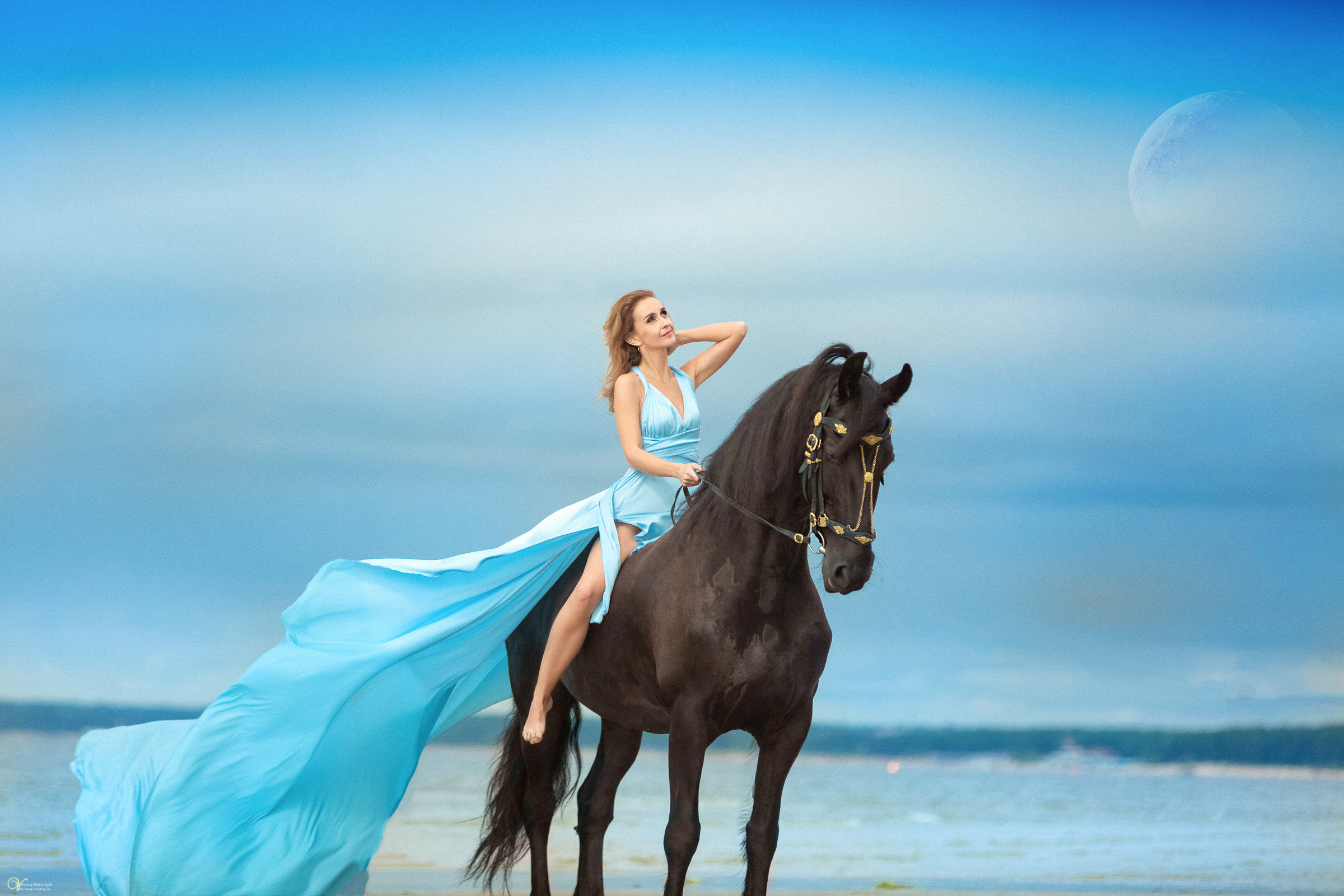 Оля и Фрея_Лунное настроение. Фотограф женский и мужской портрет Санкт-Петербург