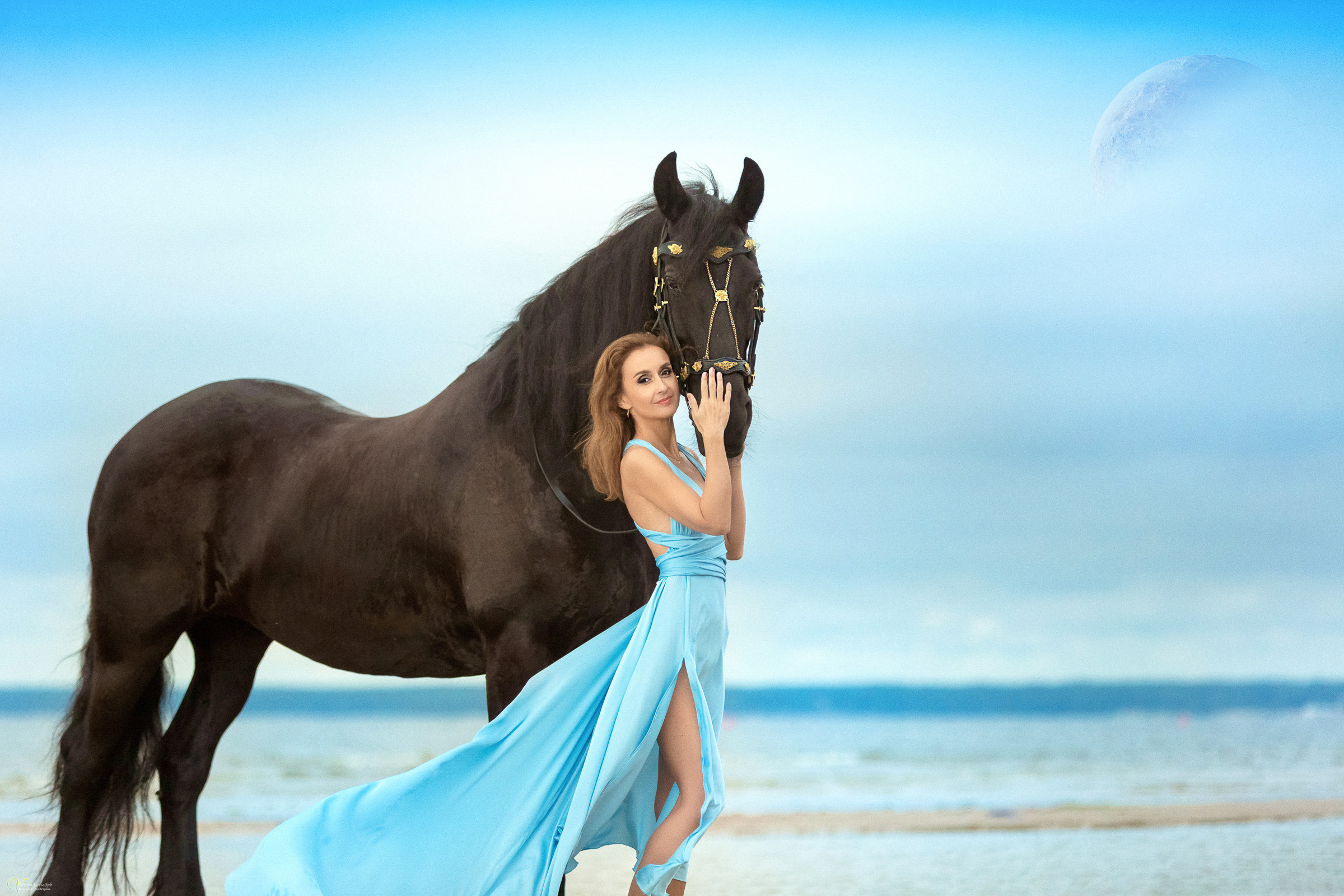 Оля и Фрея_Лунное настроение. Фотограф женский и мужской портрет Санкт-Петербург