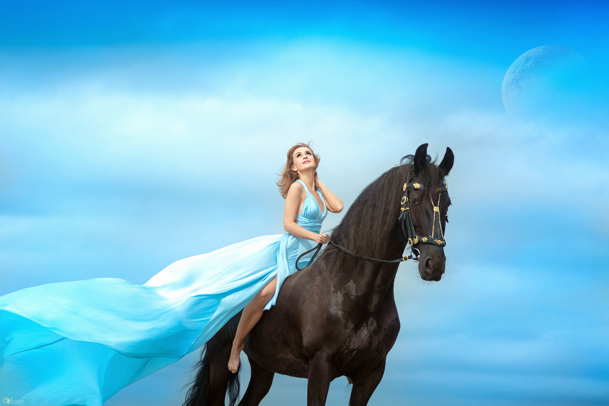 Оля и Фрея_Лунное настроение. Фотограф женский и мужской портрет Санкт-Петербург