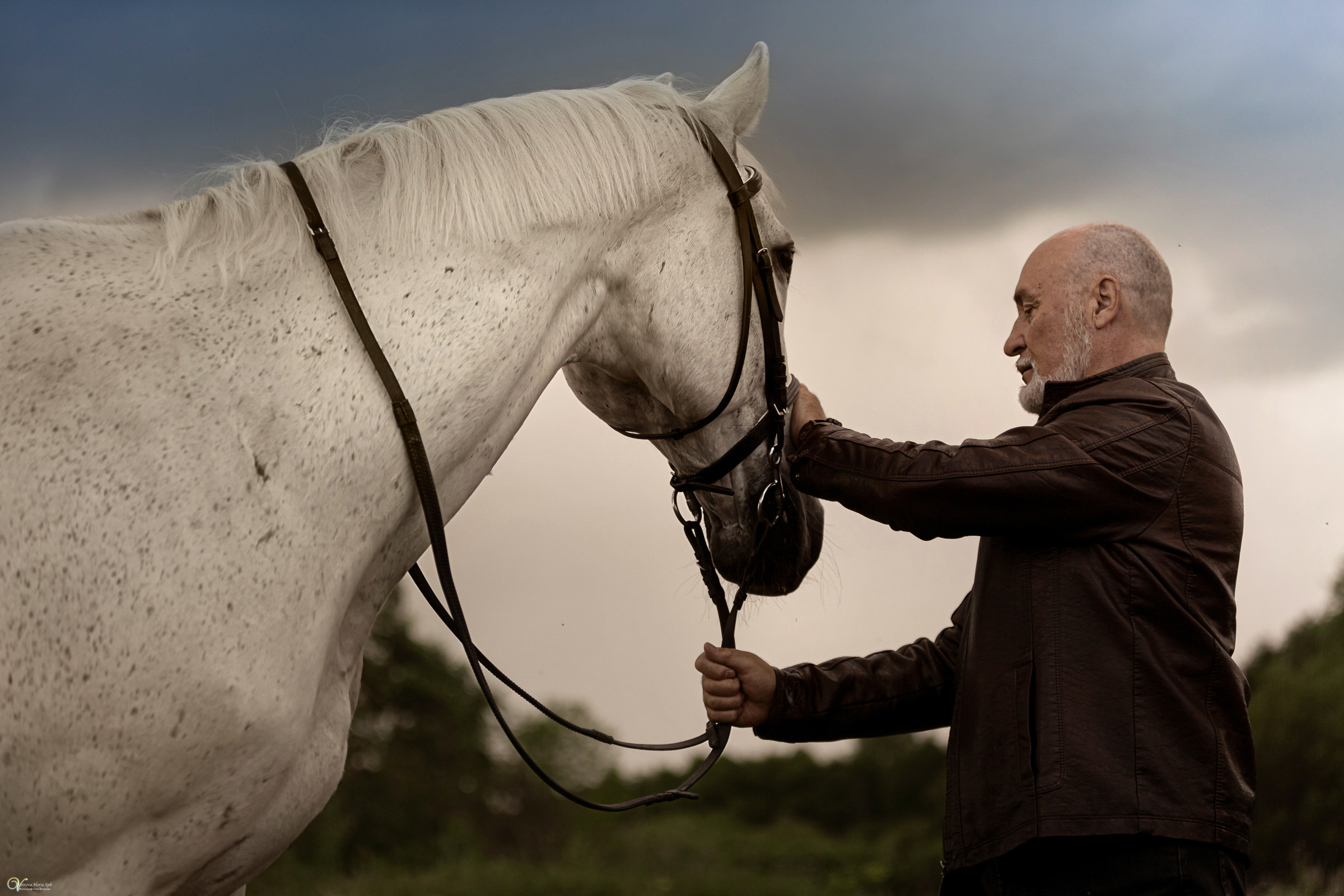 В ливень_Мужской портрет. Фотограф женский и мужской портрет Санкт-Петербург