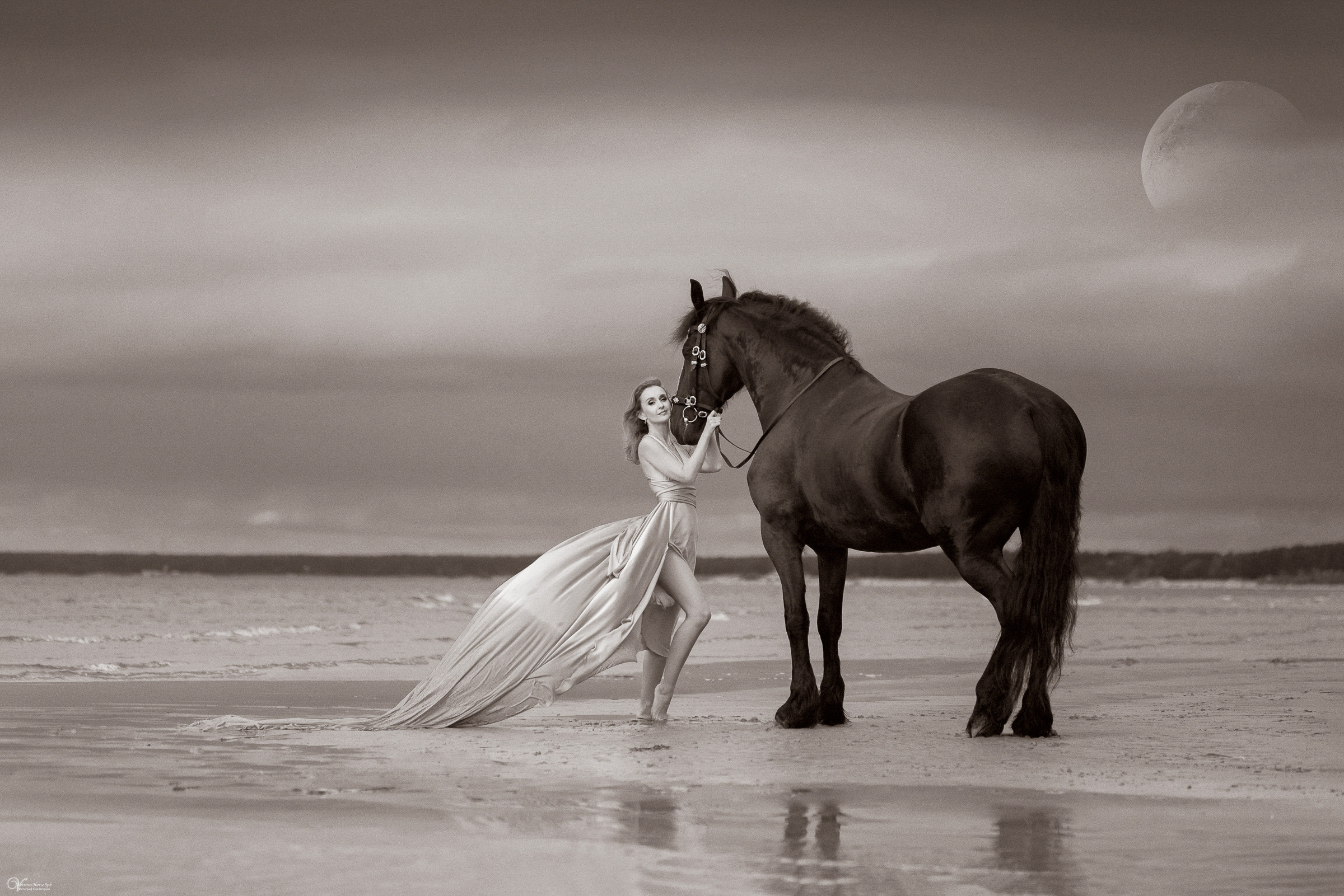 Оля и Фрея_Лунное настроение. Фотограф женский и мужской портрет Санкт-Петербург