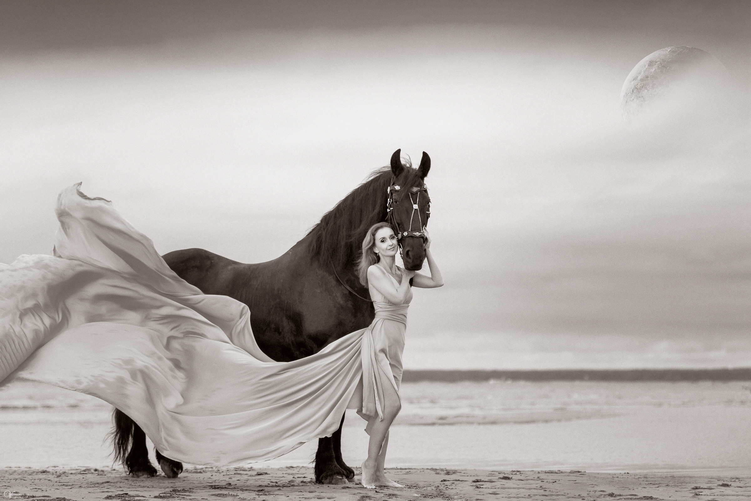 Оля и Фрея_Лунное настроение. Фотограф женский и мужской портрет Санкт-Петербург