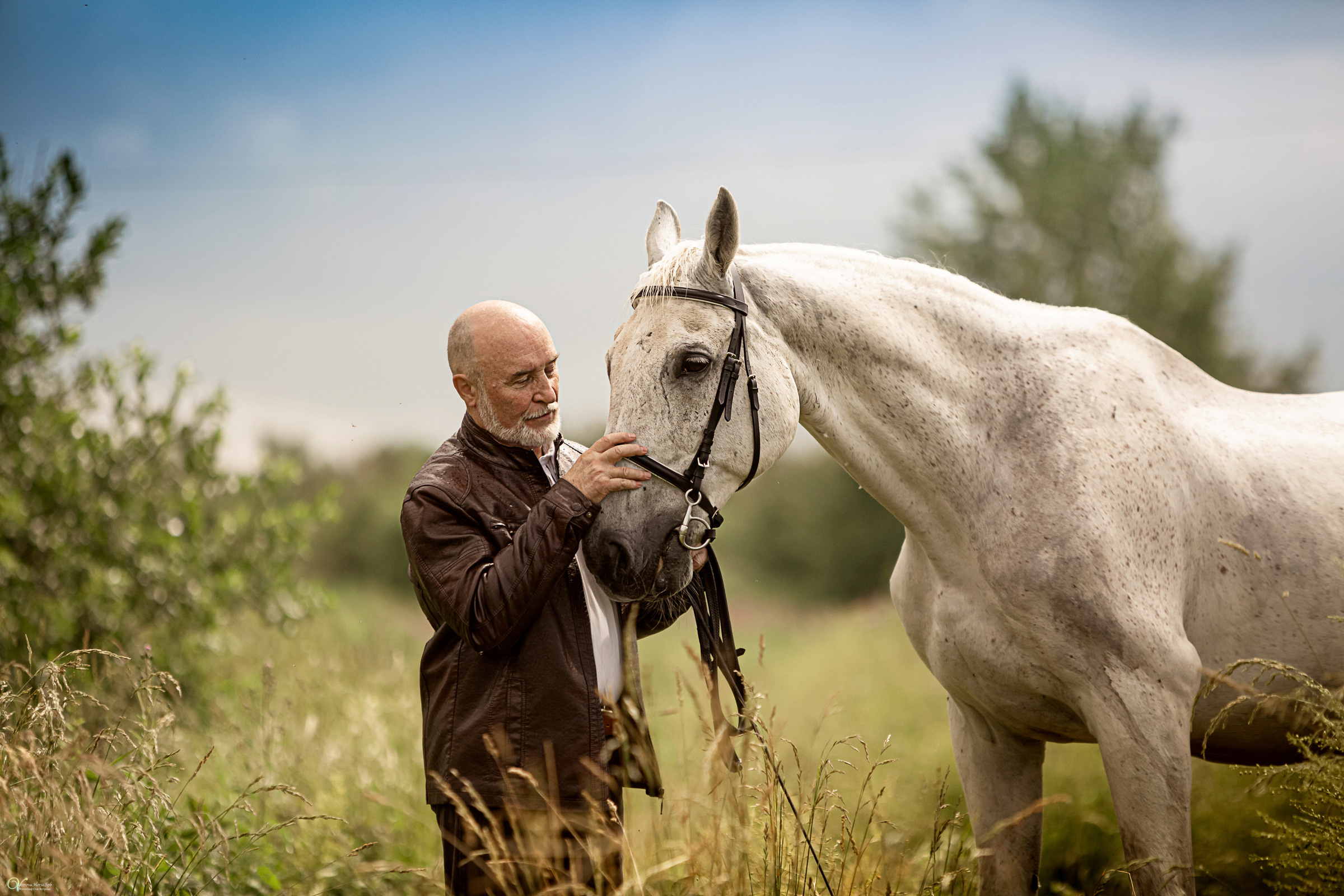 В ливень_Мужской портрет. Фотограф женский и мужской портрет Санкт-Петербург