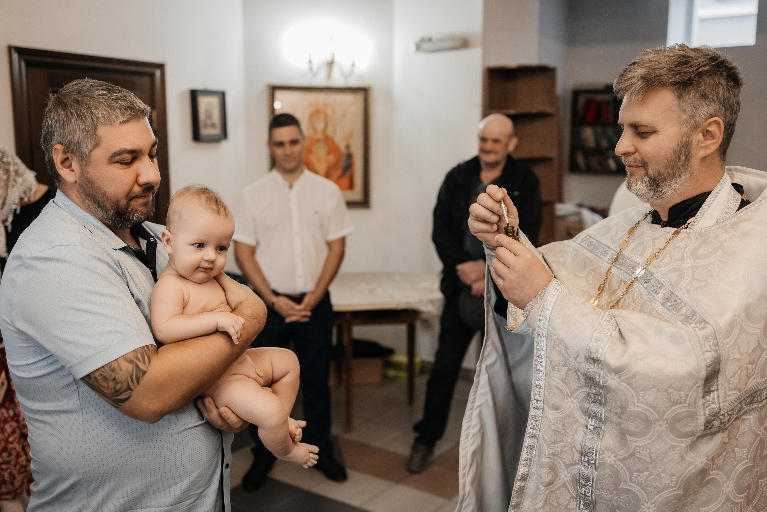 Крещение Ромы. Свадебный и семейный фотограф Яна Стражева. Волгоград, Москва