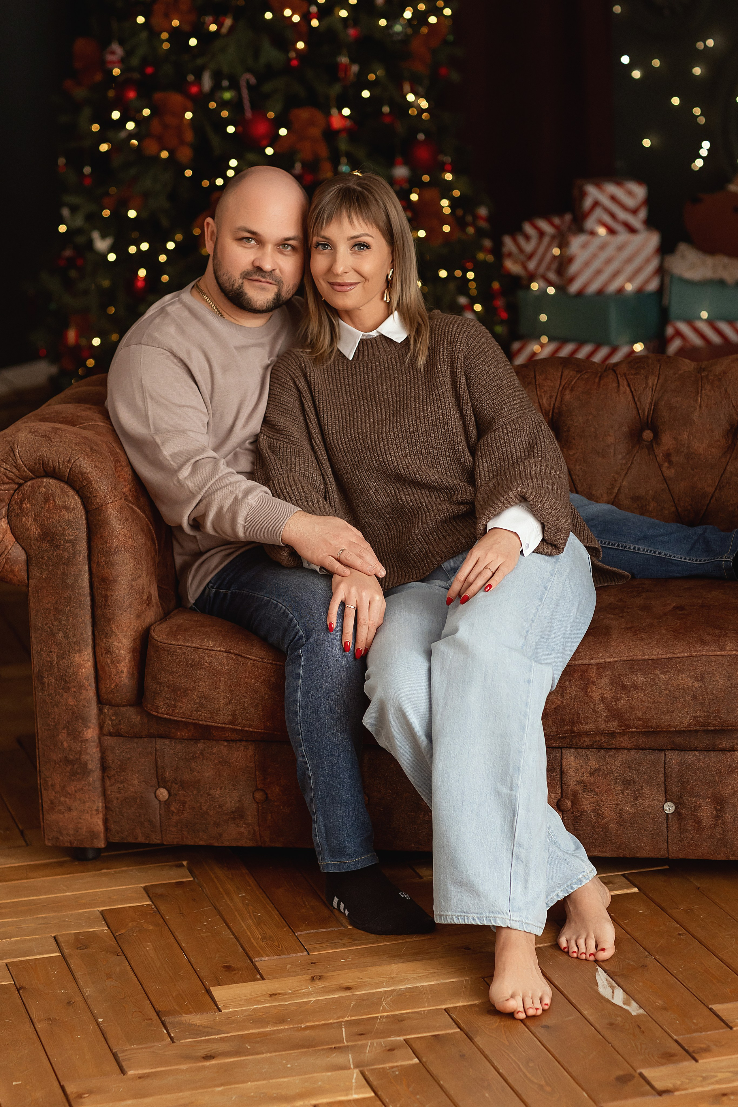 Новогодняя фотосессия Анна Иван и Маргарита. Детский и семейный фотограф Елена Воропаева