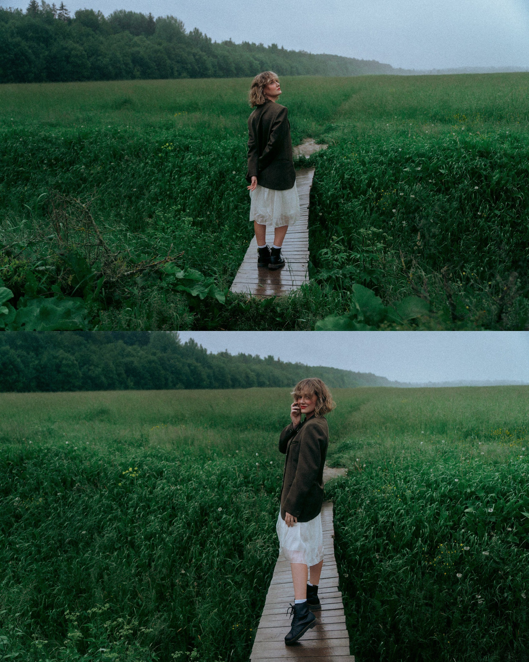 Летняя фотосессия в поле