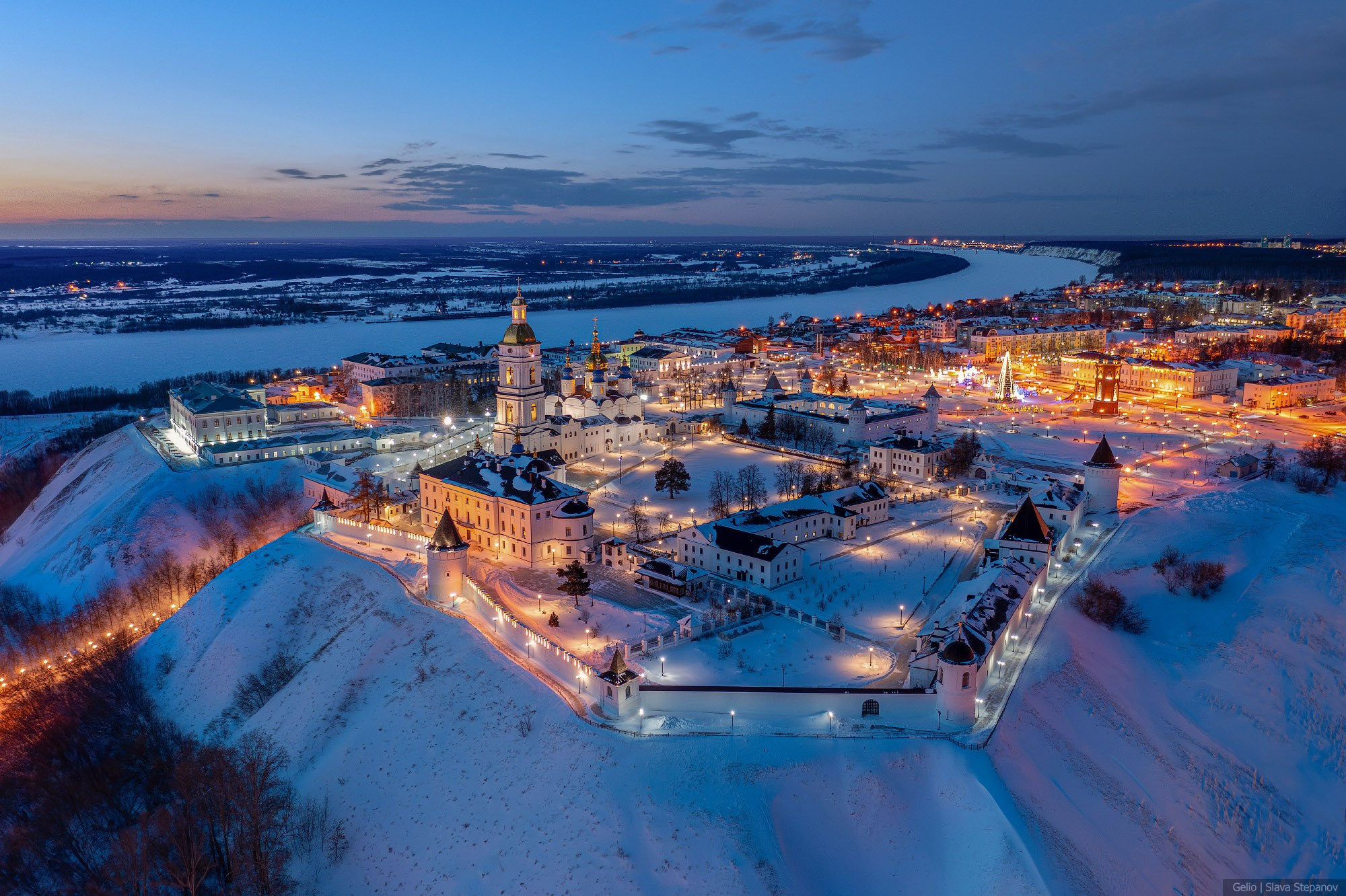 Тобольский кремль с высоты