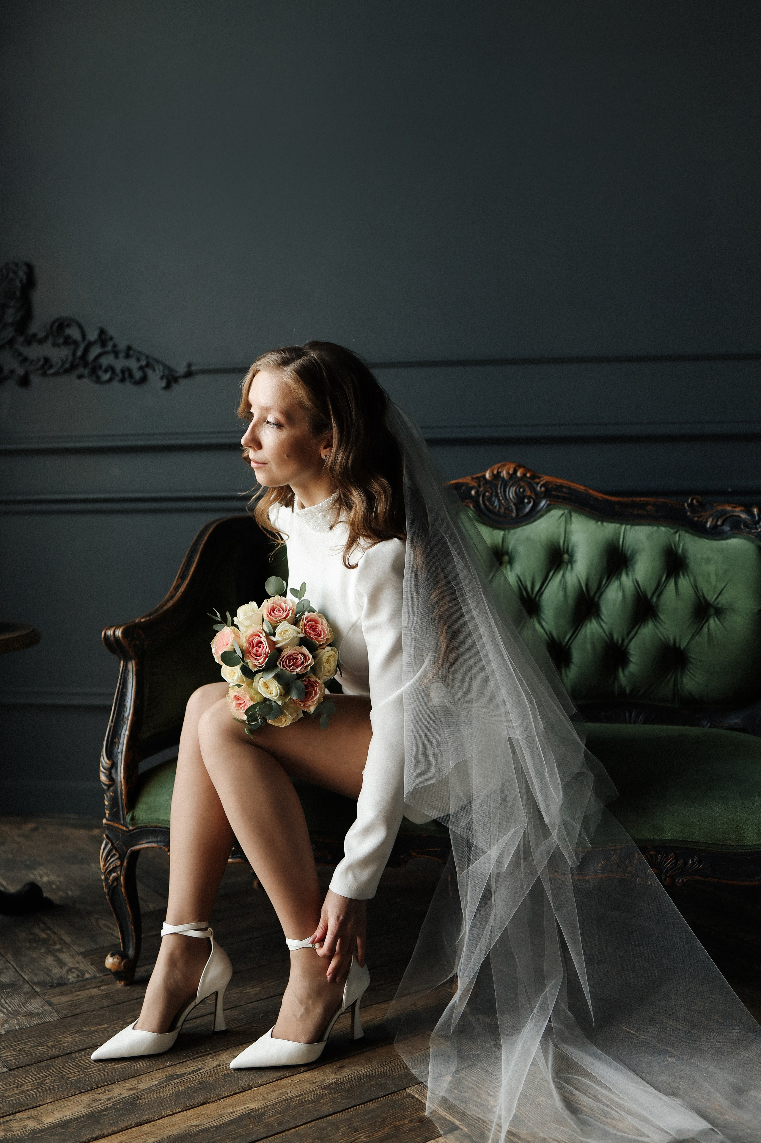 Ю. + Д. Роспись в г. Королёв, студийная лавстори. Семейный и lovestory фотограф в Москве Светлана Коняхина