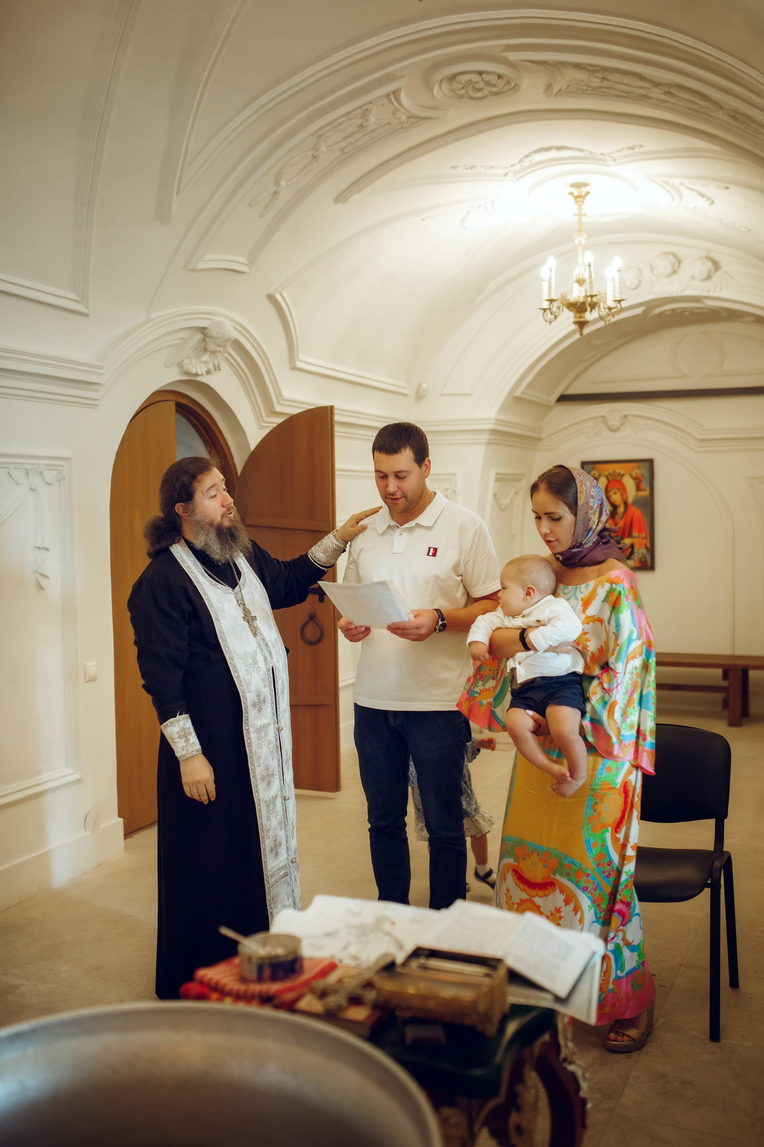 Крещение Эрнеста. Фотограф на Крещение, семейный фотограф в Москве