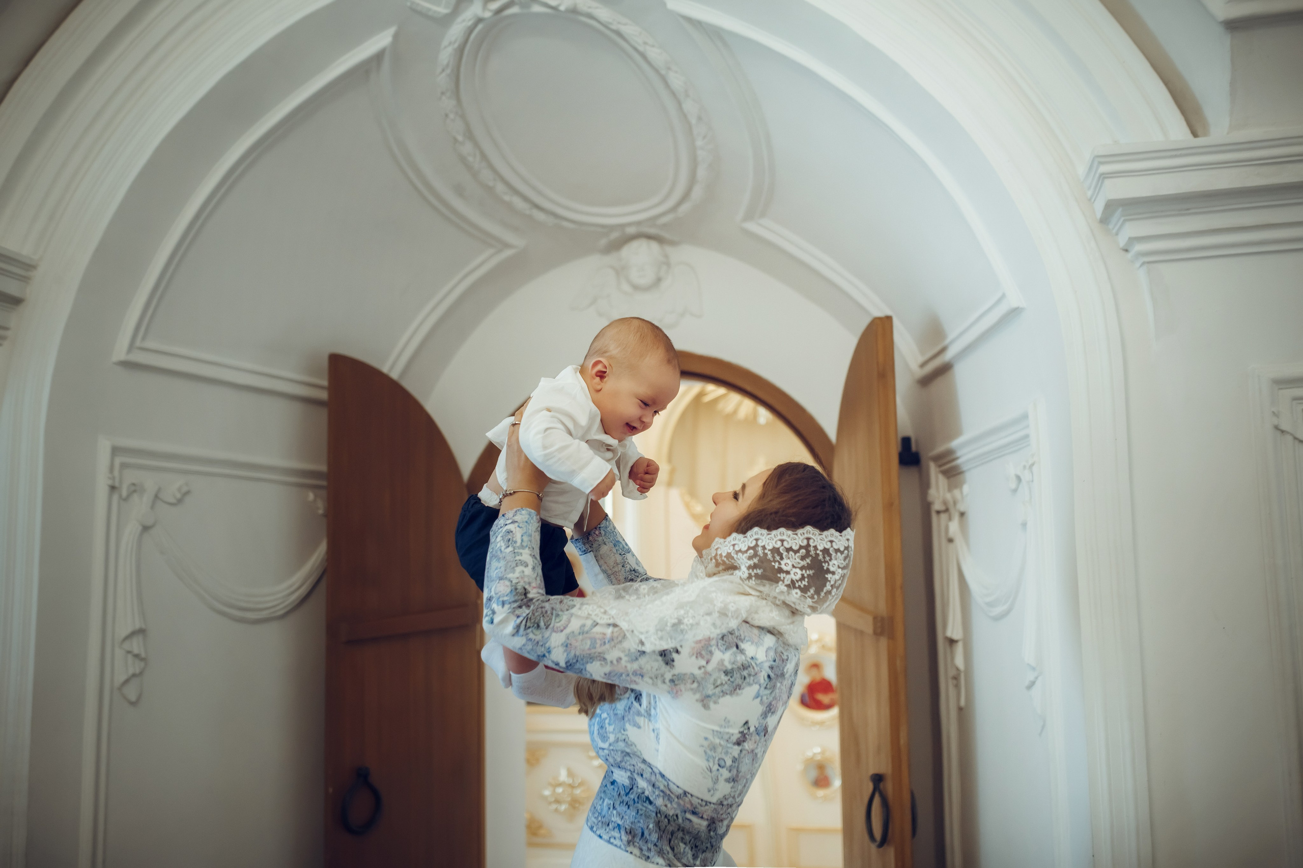 Крещение Эрнеста. Фотограф на Крещение, семейный фотограф в Москве