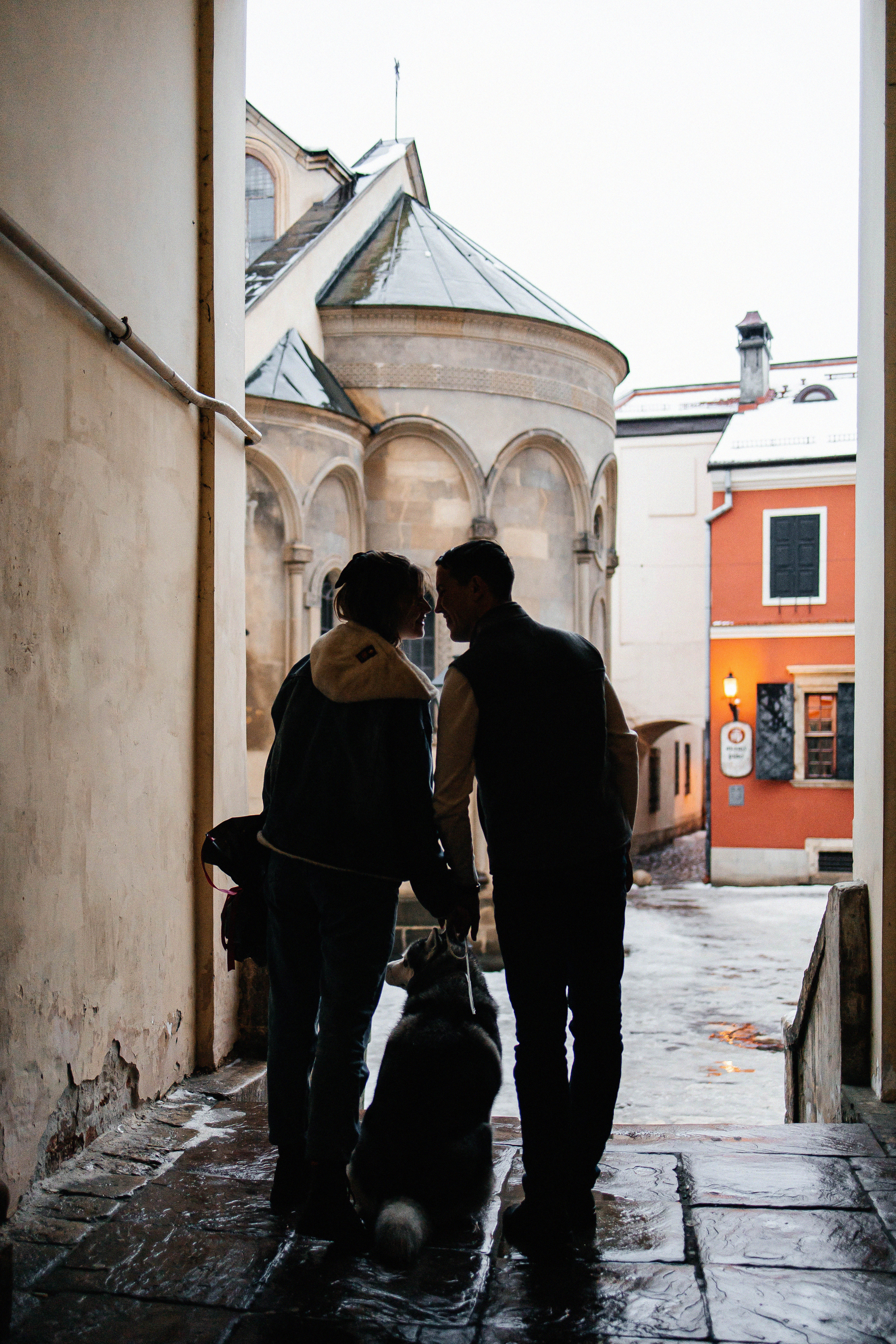 На катке во Львове. Свадебный и портретный фотограф Минск Евсович Инна