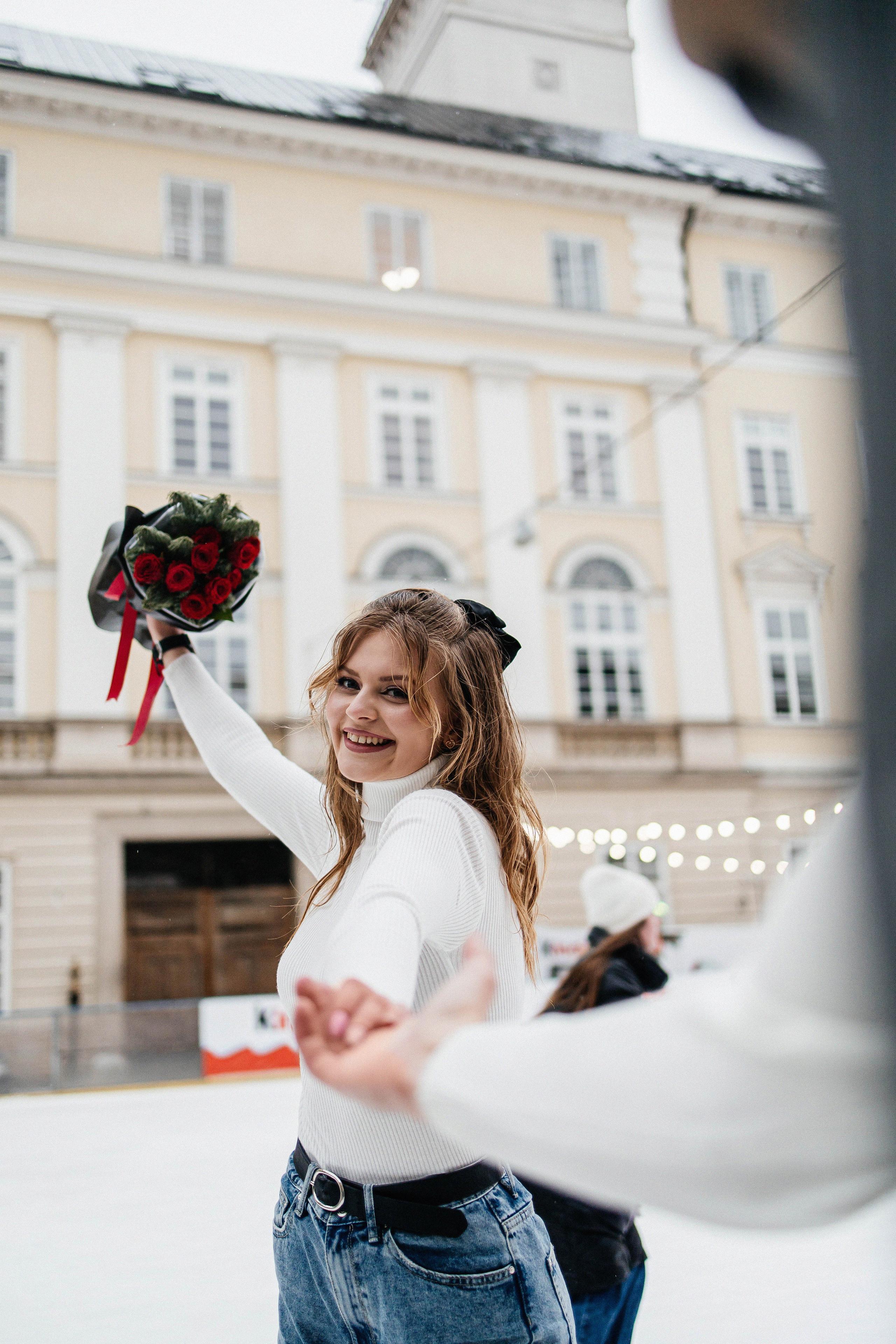 На катке во Львове. Свадебный и портретный фотограф Минск Евсович Инна