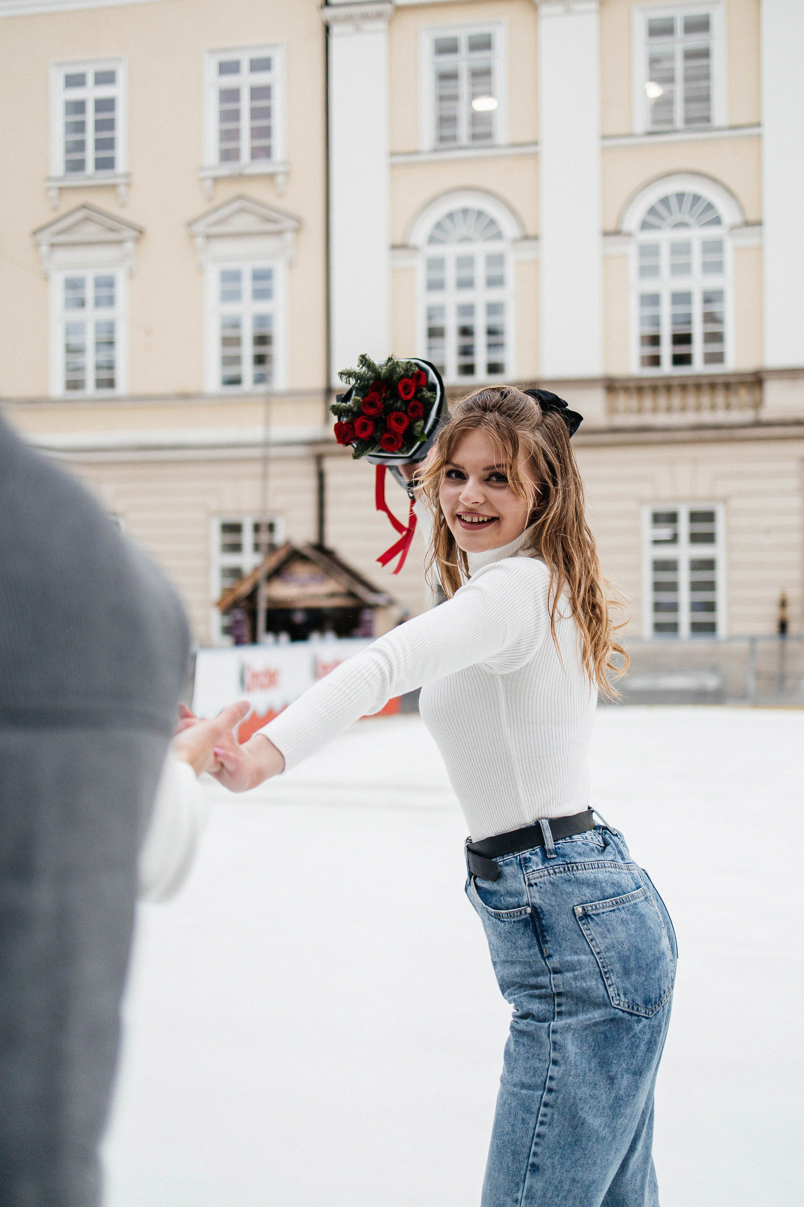 На катке во Львове. Свадебный и портретный фотограф Минск Евсович Инна