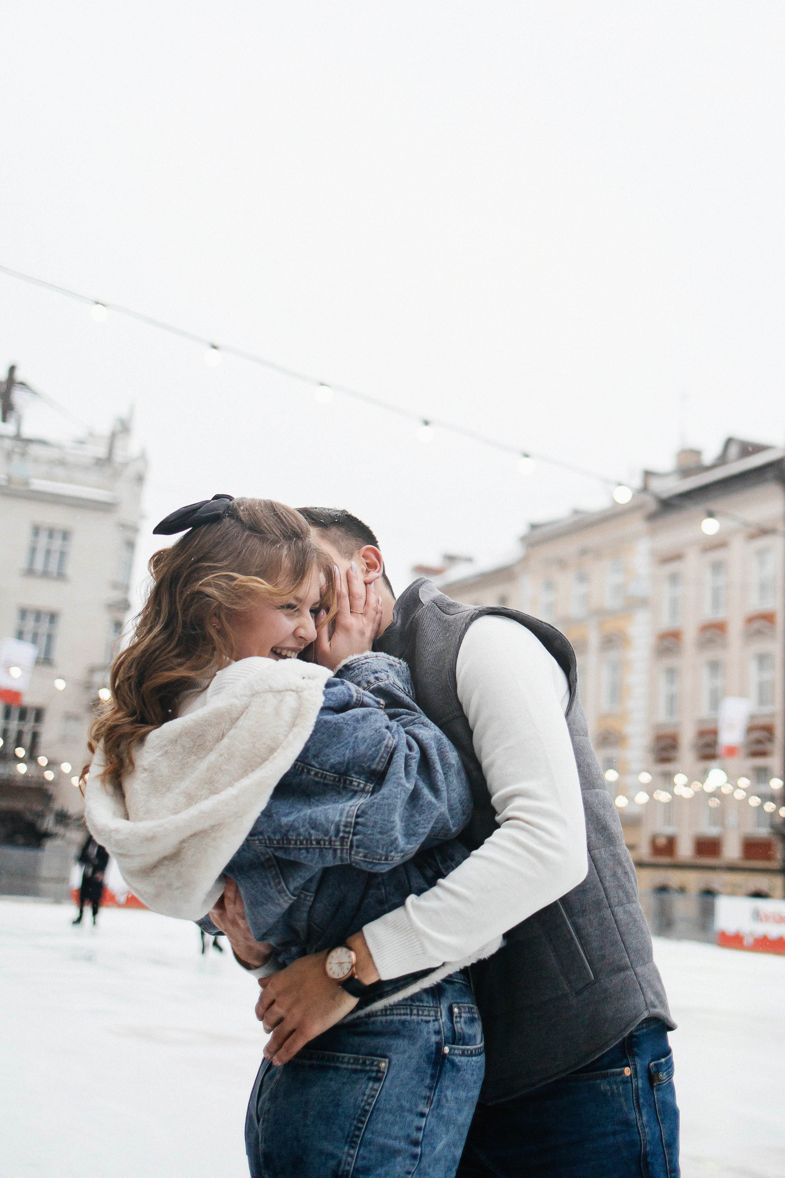 На катке во Львове. Свадебный и портретный фотограф Минск Евсович Инна