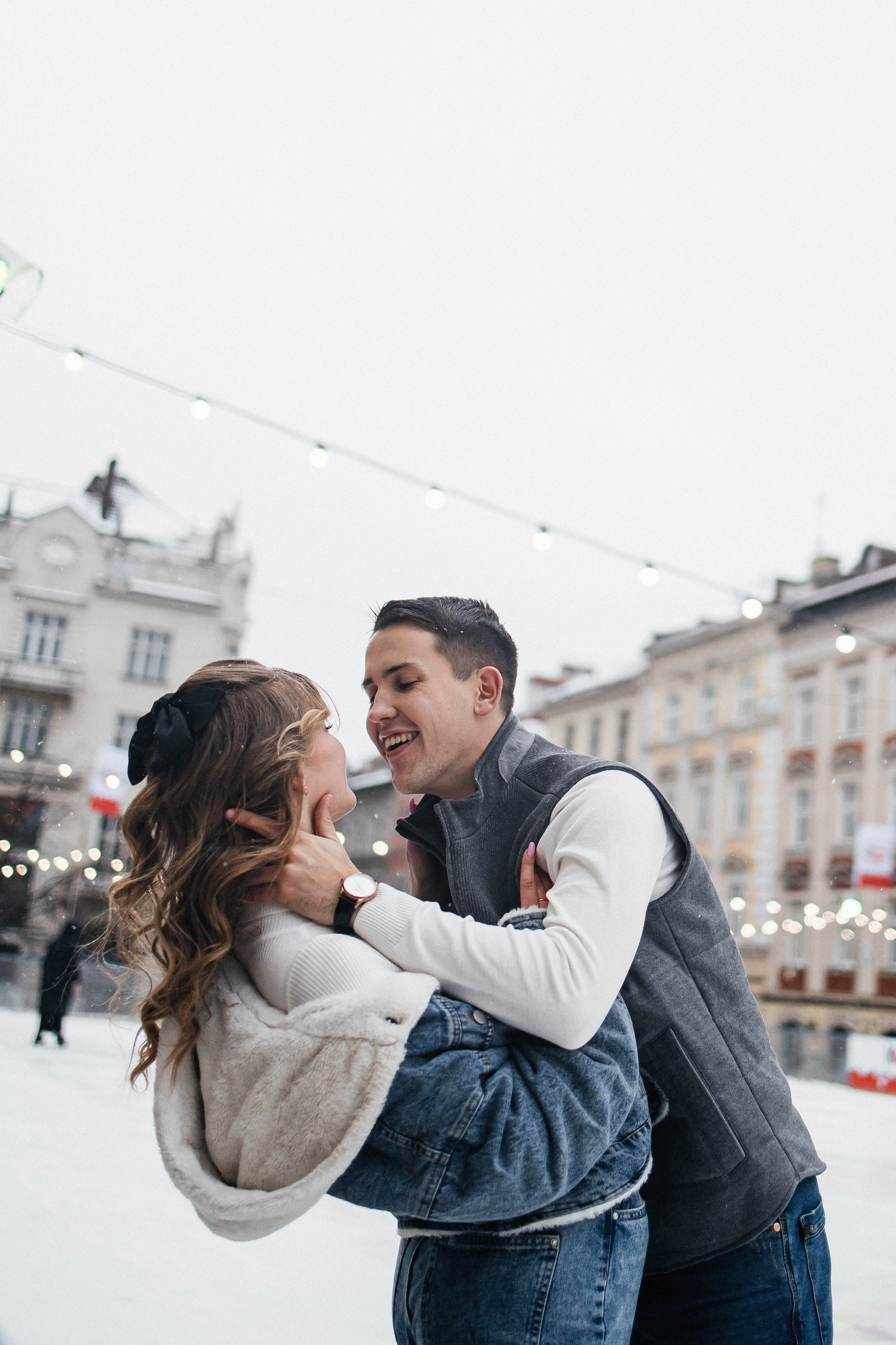 На катке во Львове. Свадебный и портретный фотограф Минск Евсович Инна