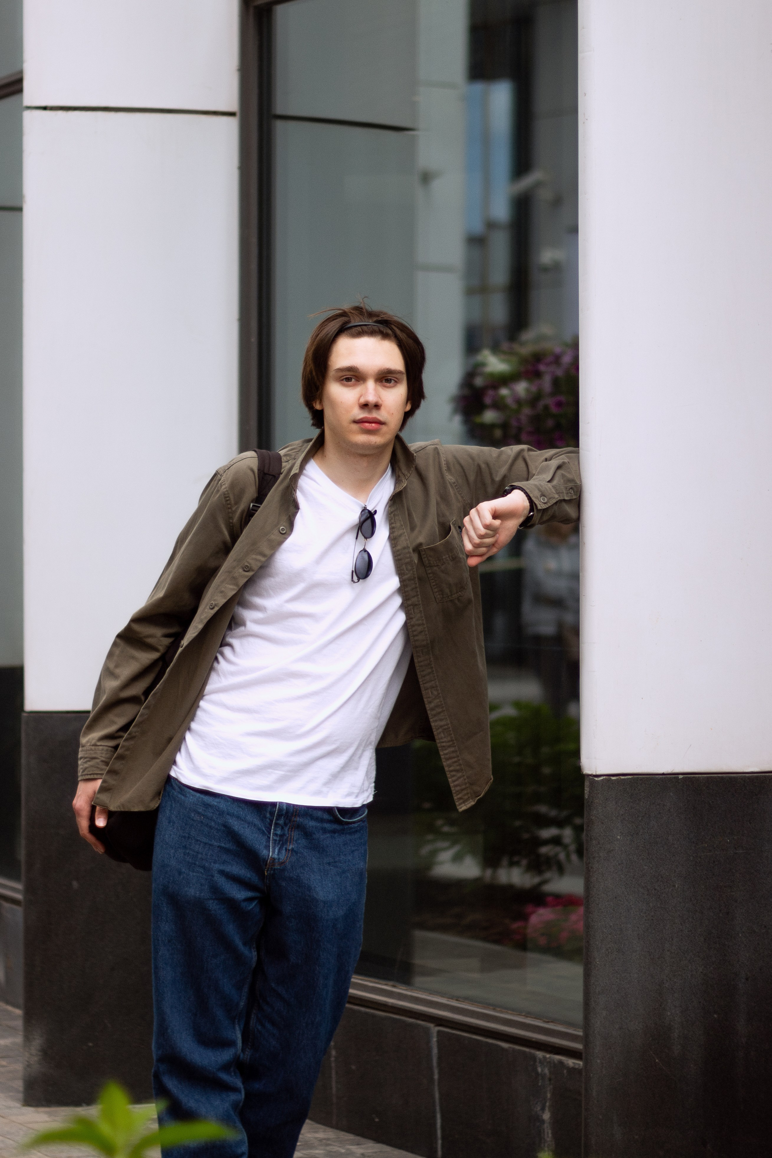 Коля в бизнес-центра Аквамарин. Портретный фотограф Москва Юлия Трякина